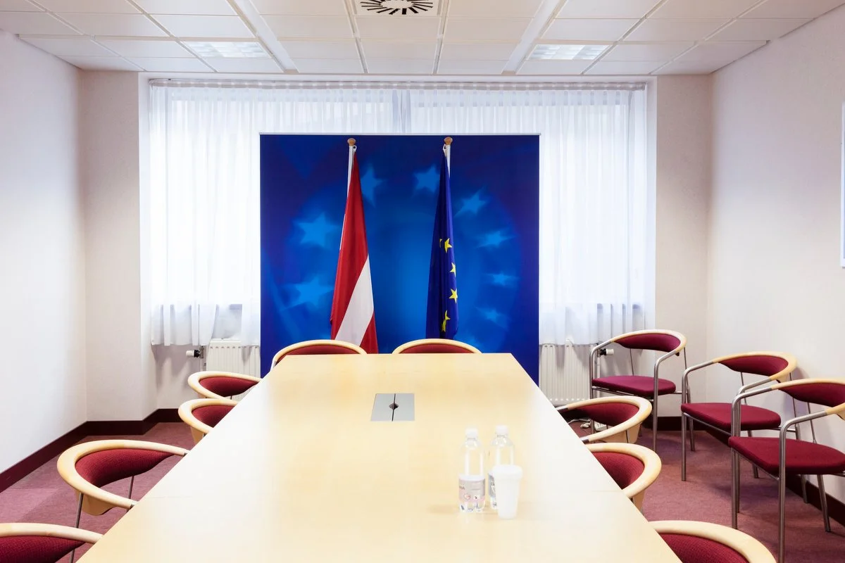 EU press rooms European Council meetings Brussels 2013