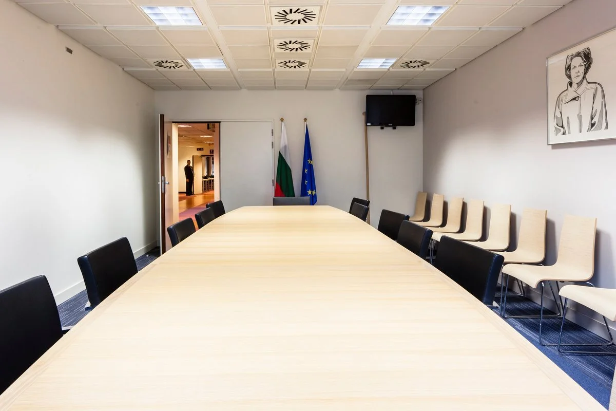 EU press rooms European Council meetings Brussels 2013