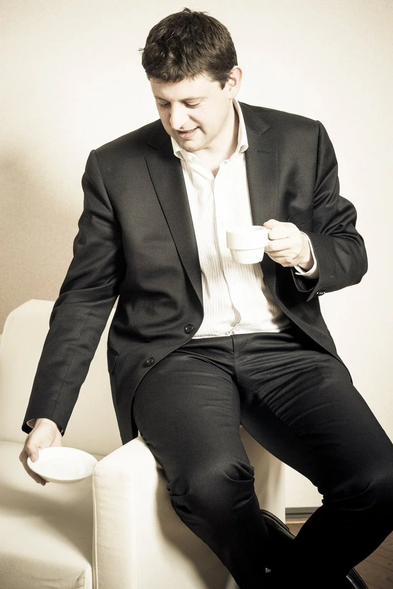 Portrait  in Brussels of John Crombez, Belgian politician.