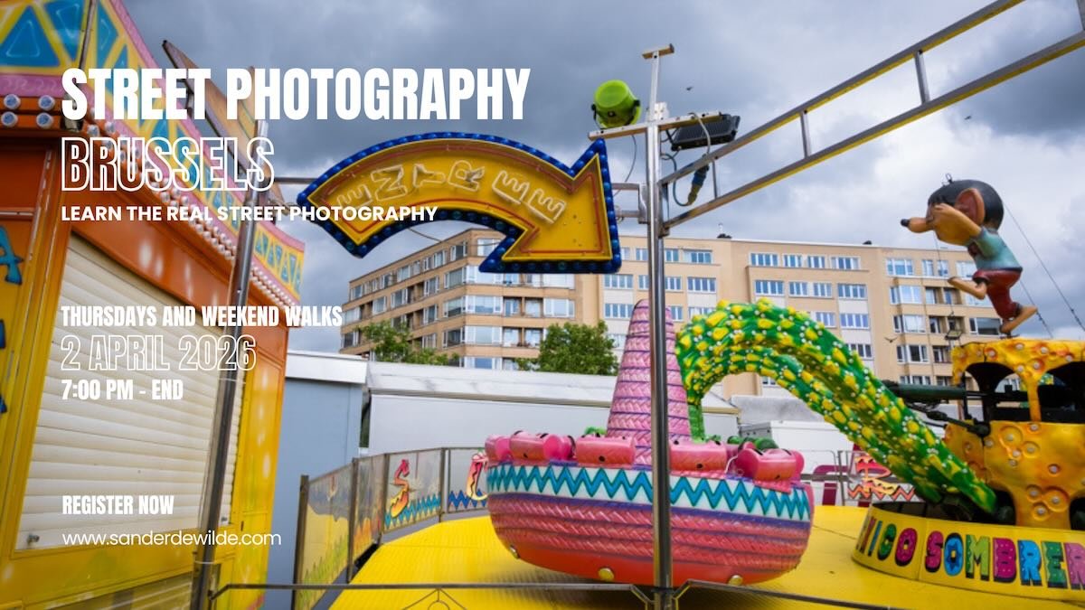 2026 Street photography course with expo in Brussels