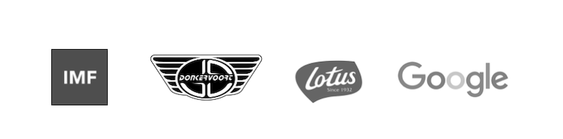 Clients logos for corporate photography
