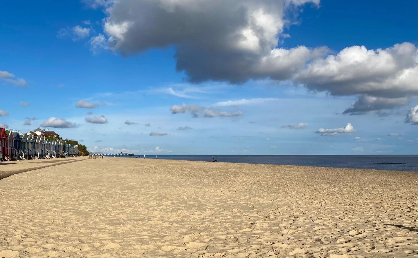 There is so much sand on Southwold beach at the moment!
