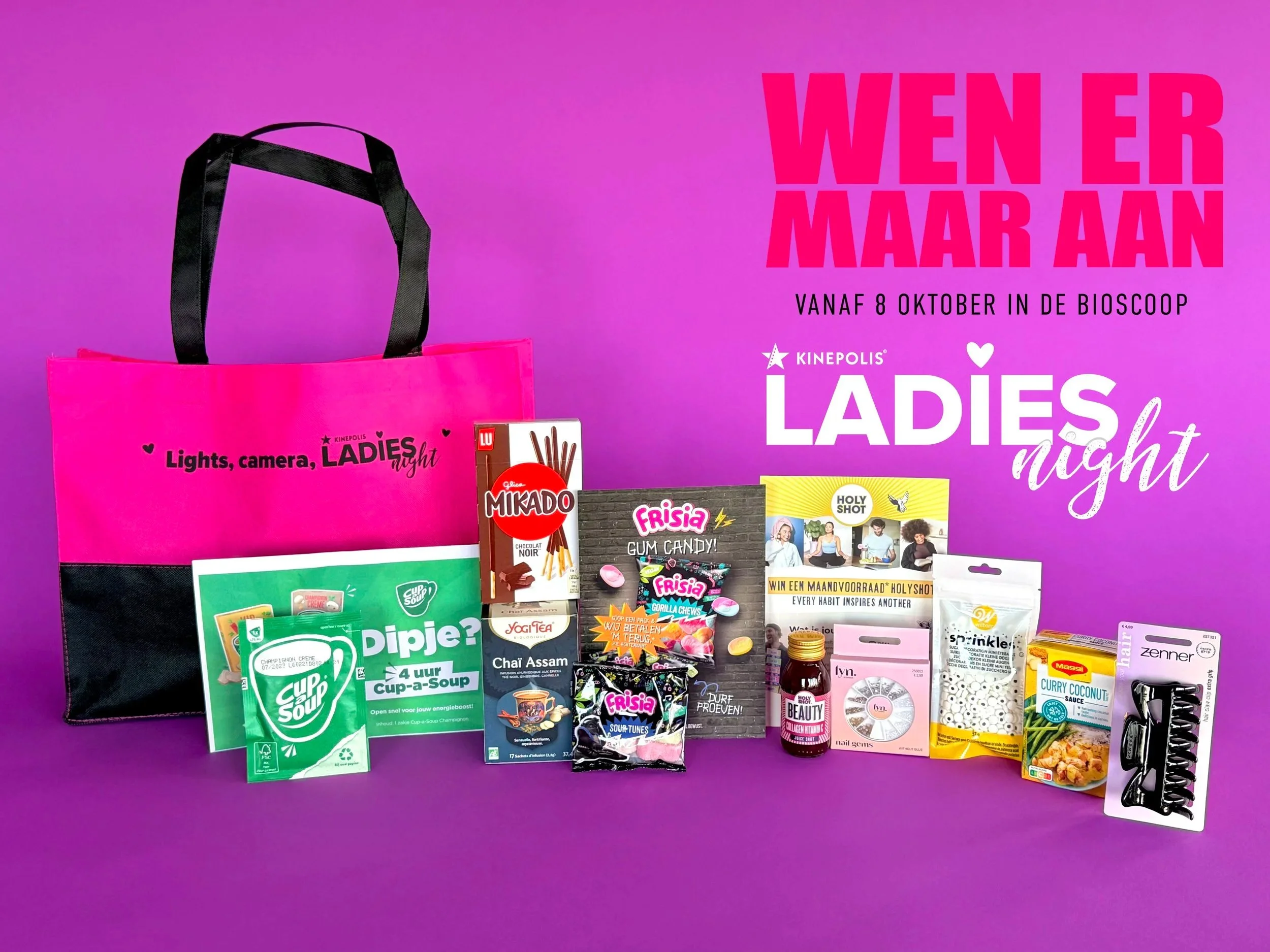 Goodiebag Kinepolis Ladies Night “Wen Er Maar Aan”