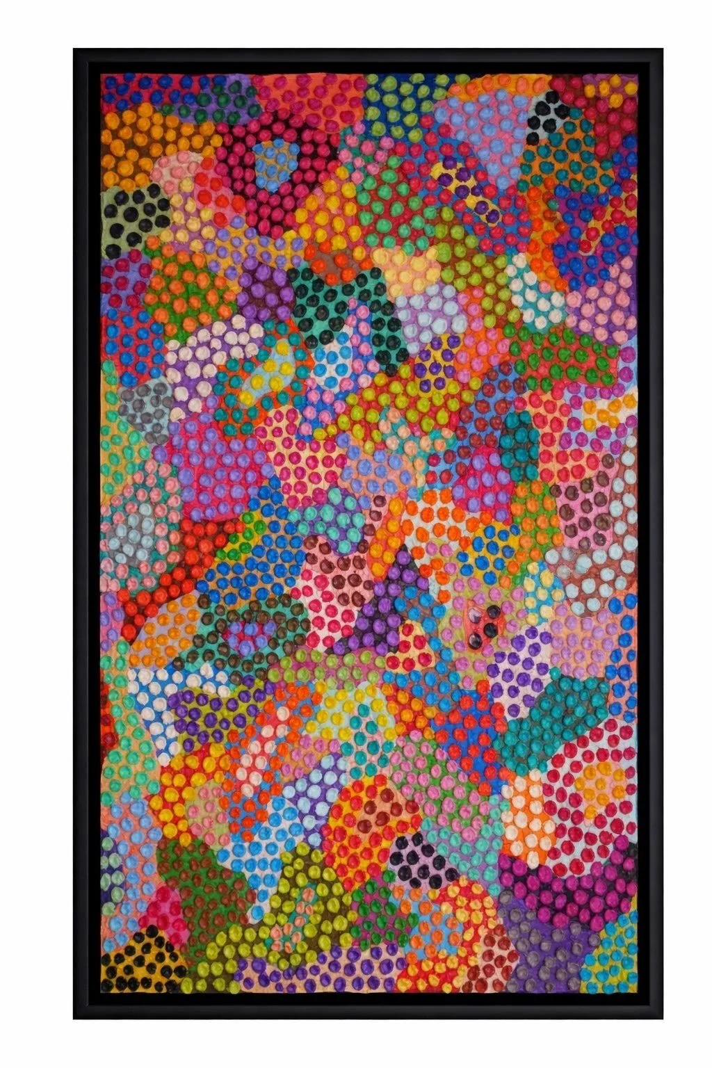 "Mac McCracken" - 44” x 69” x 4” - Joint compound & acrylic on wood with custom built frame.