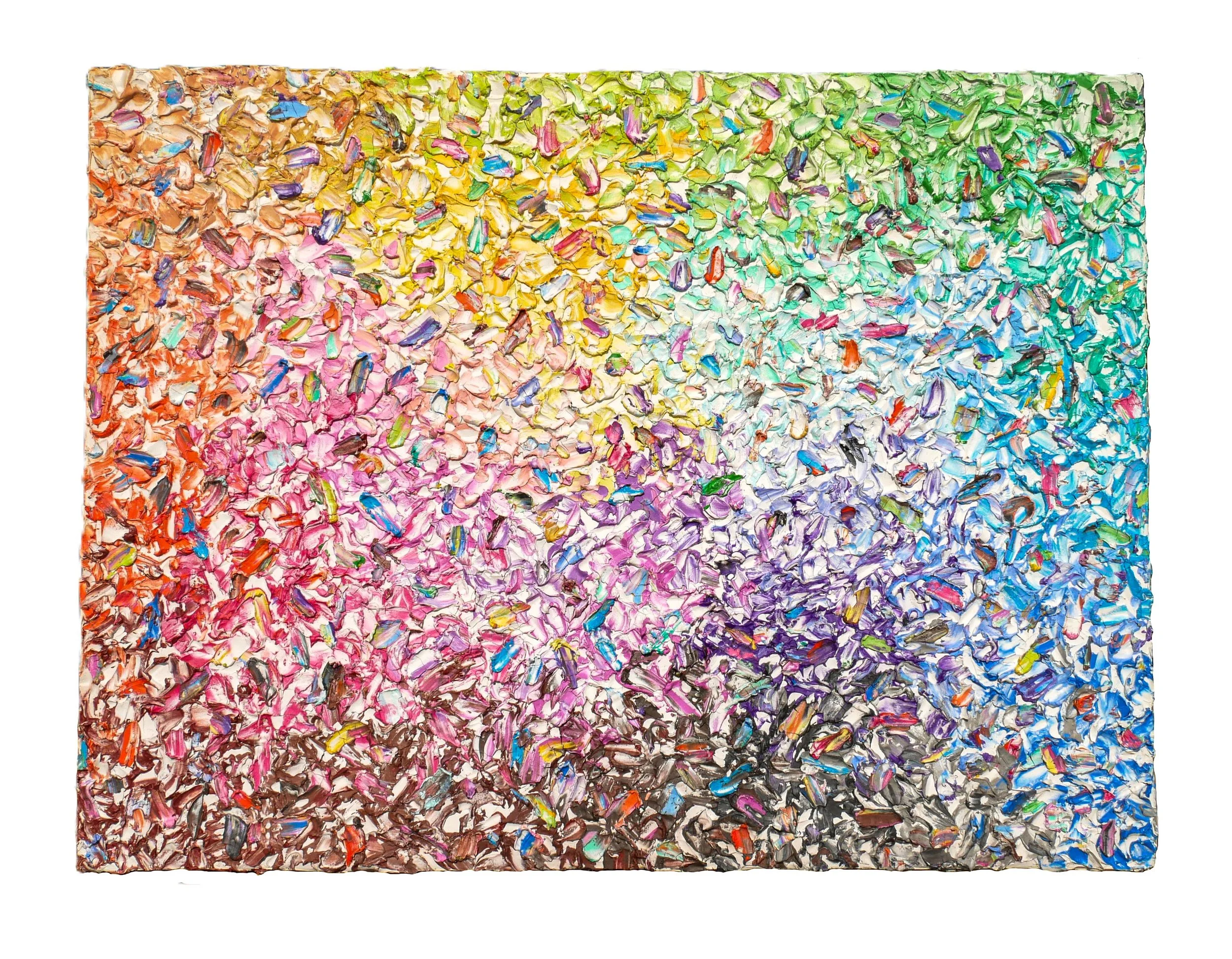 "The Everlasting" - 36" x 48" x 2" - Joint compound & acrylic on canvas.