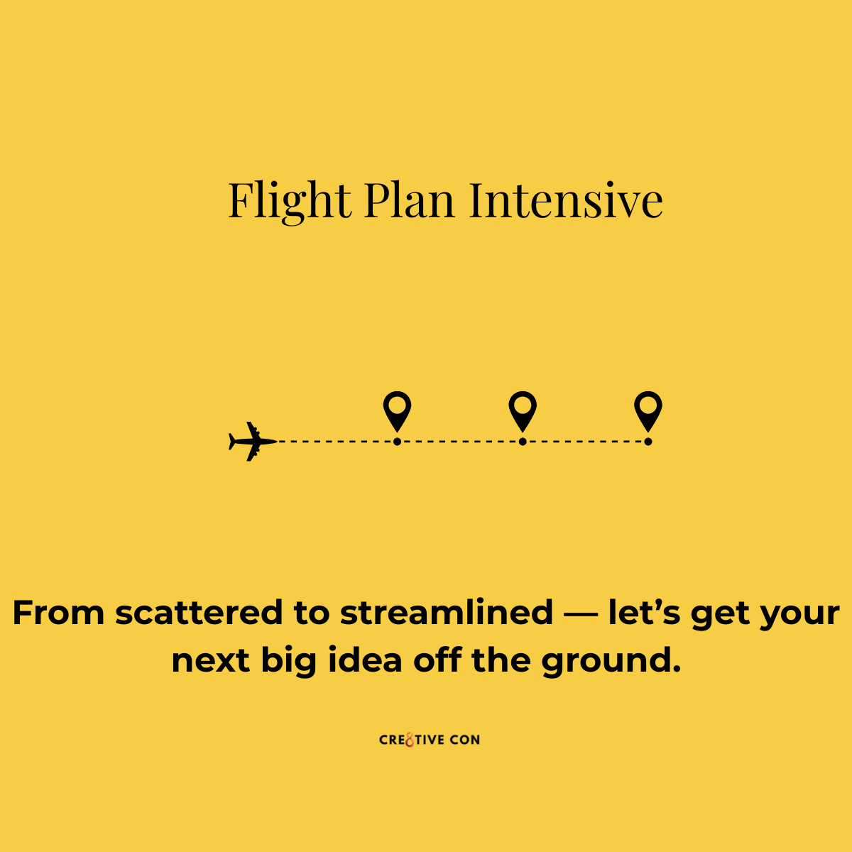 Cre8tive Con Flight Plan Intensive
