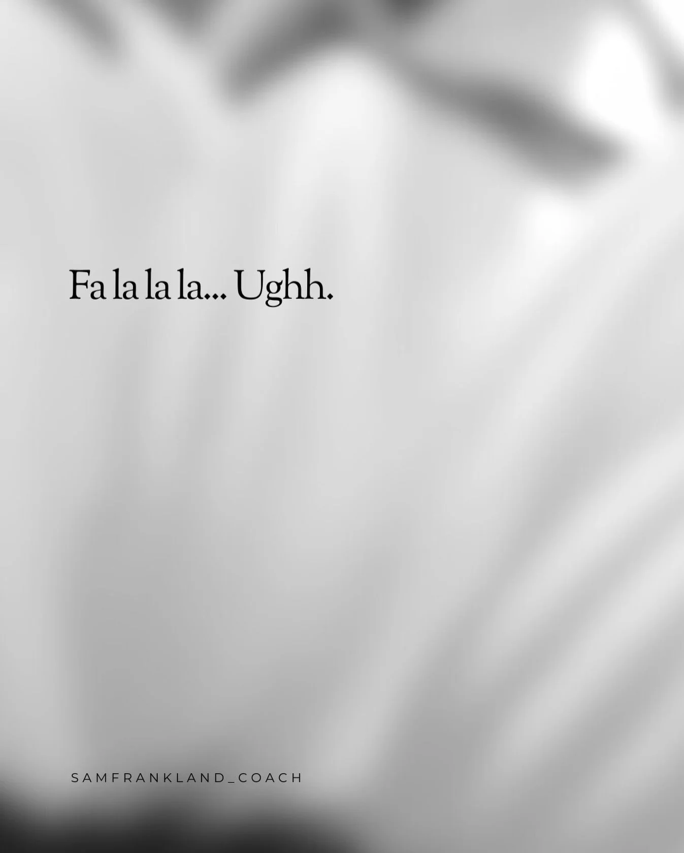December doesn&rsquo;t arrive quietly, does it?
The music is louder, the lights are brighter and it&rsquo;s all about magic and togetherness. 

And rightly so&hellip;

But as soon as we get here, I can feel this quiet, heightened sadness start to cre