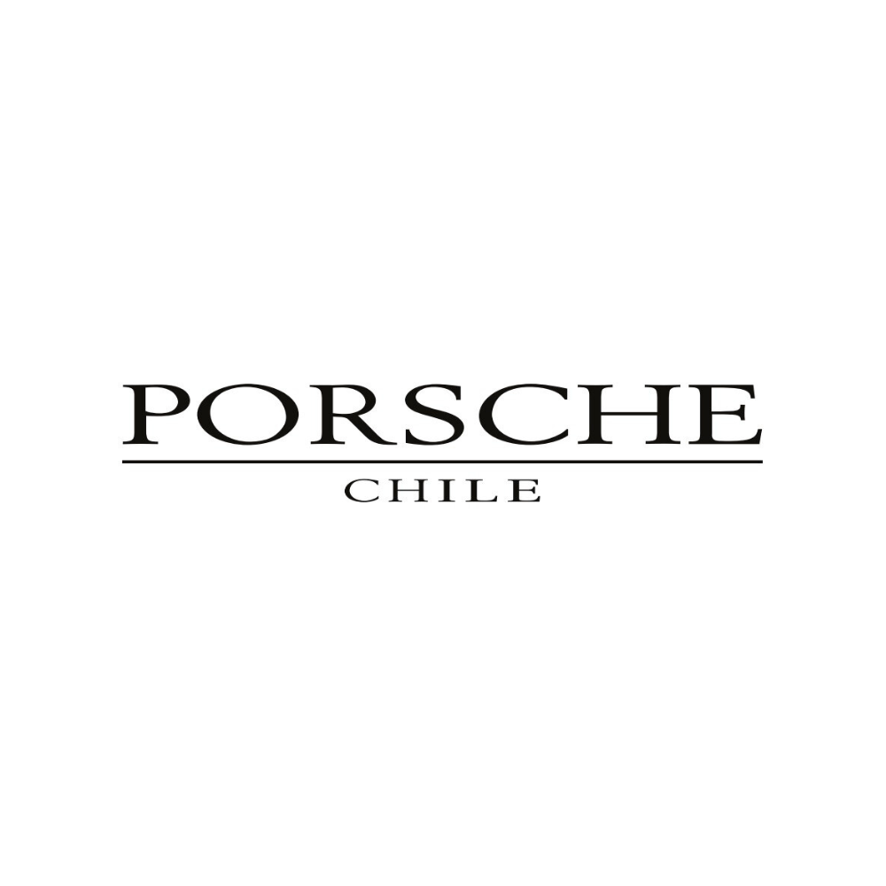 Logotipo de Porsche Chile en fondo blanco.