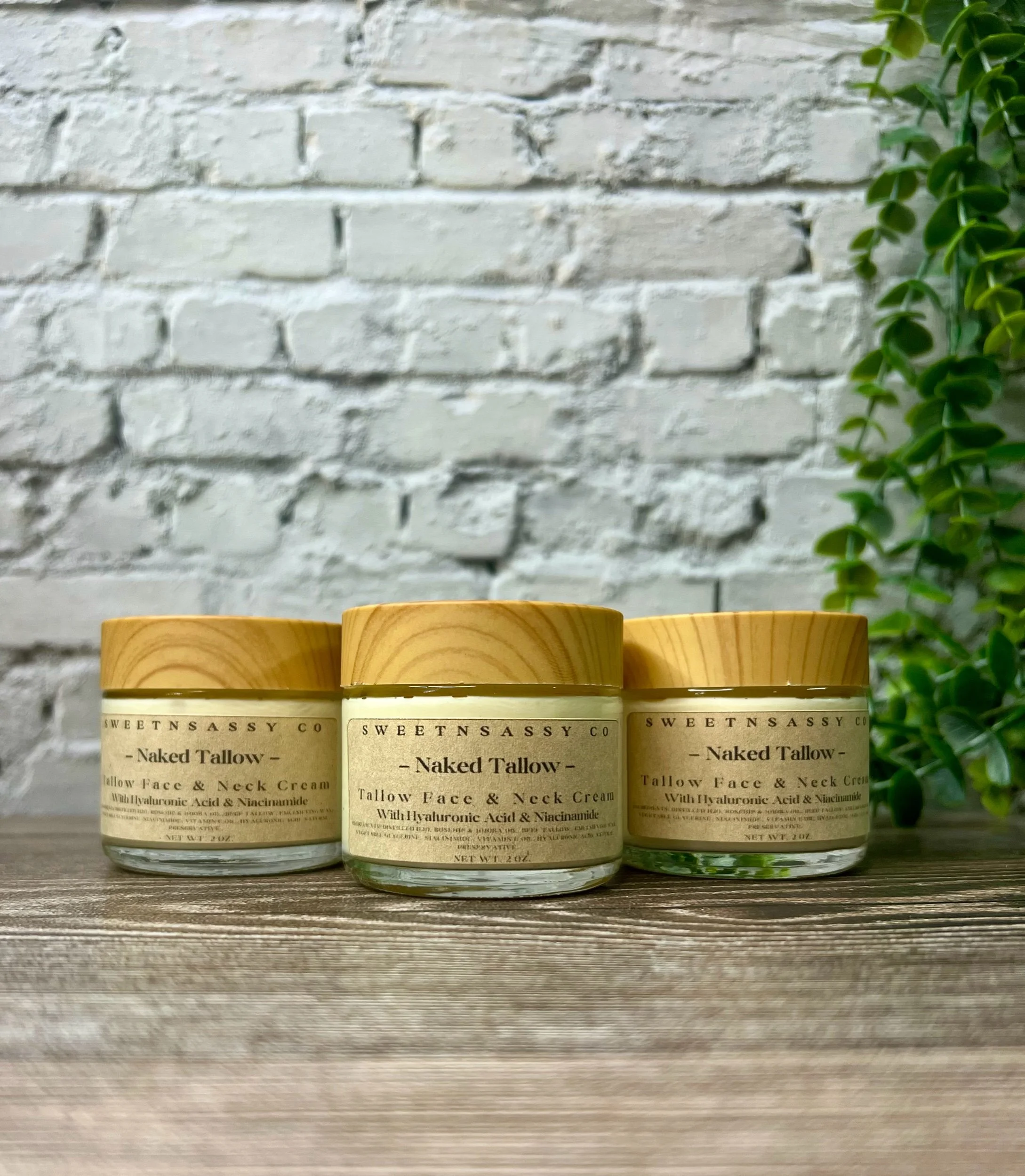 Naked Tallow Face and Neck Moisturizer |Unscented