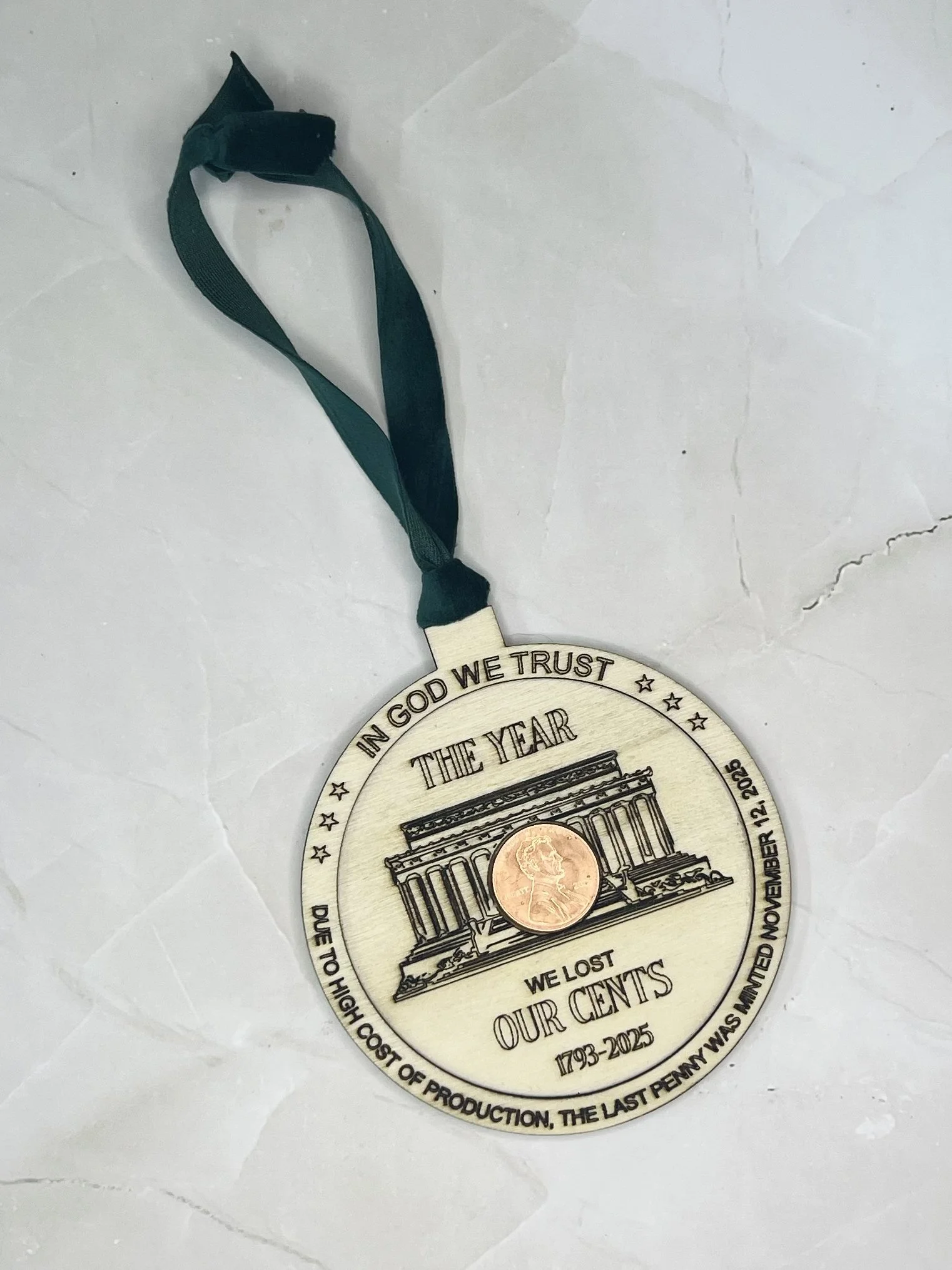 The Year We Lost Our Cents | Penny Ornament