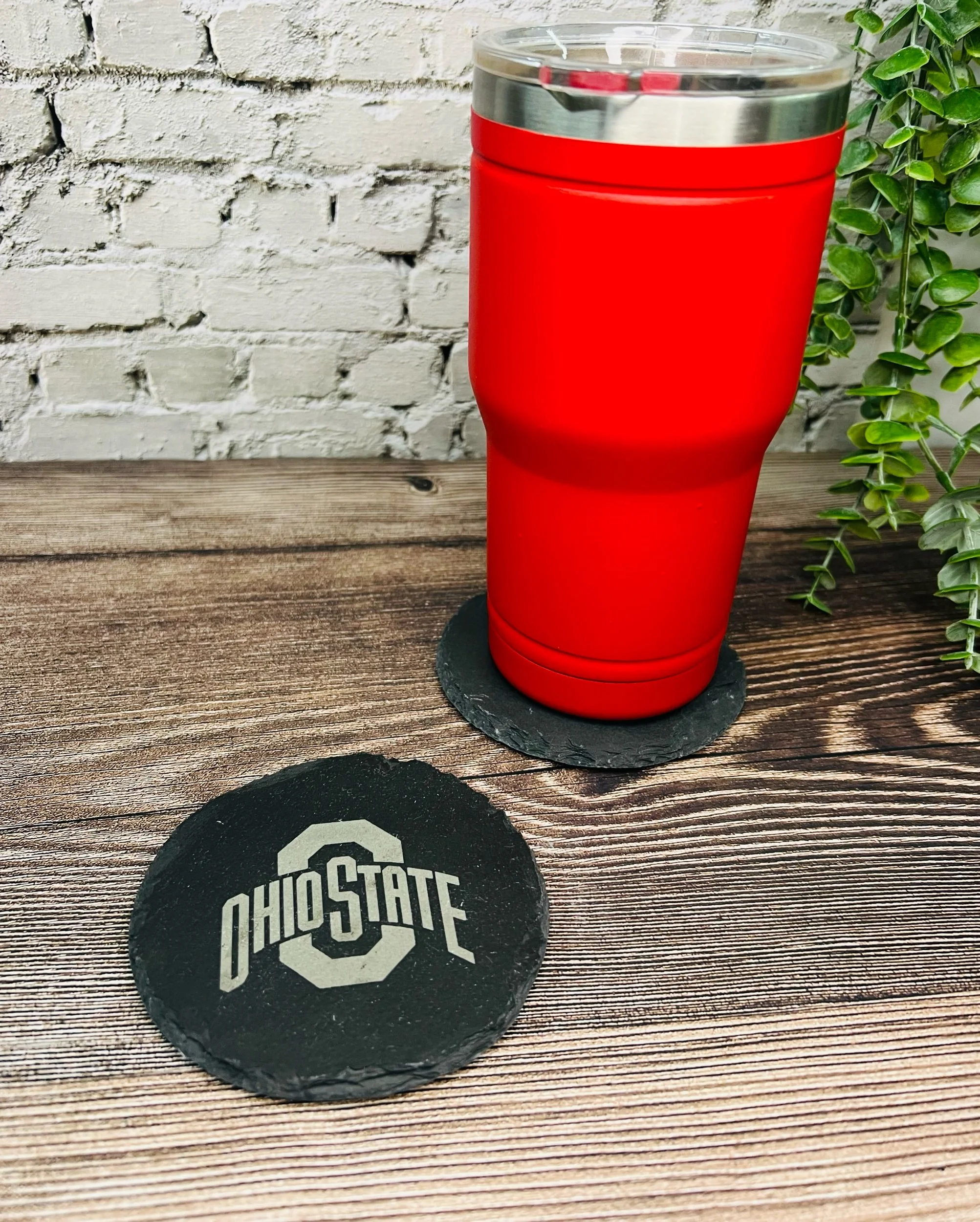 Game Day Custom Slate Coaster Set | Your Logo or Design Welcome