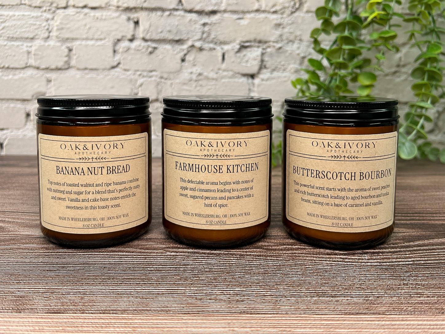100% Natural Soy Wax Candles | Phthalate Free, Paraben Free, Non-Toxic, Dye Free | 100% Cotton wicks