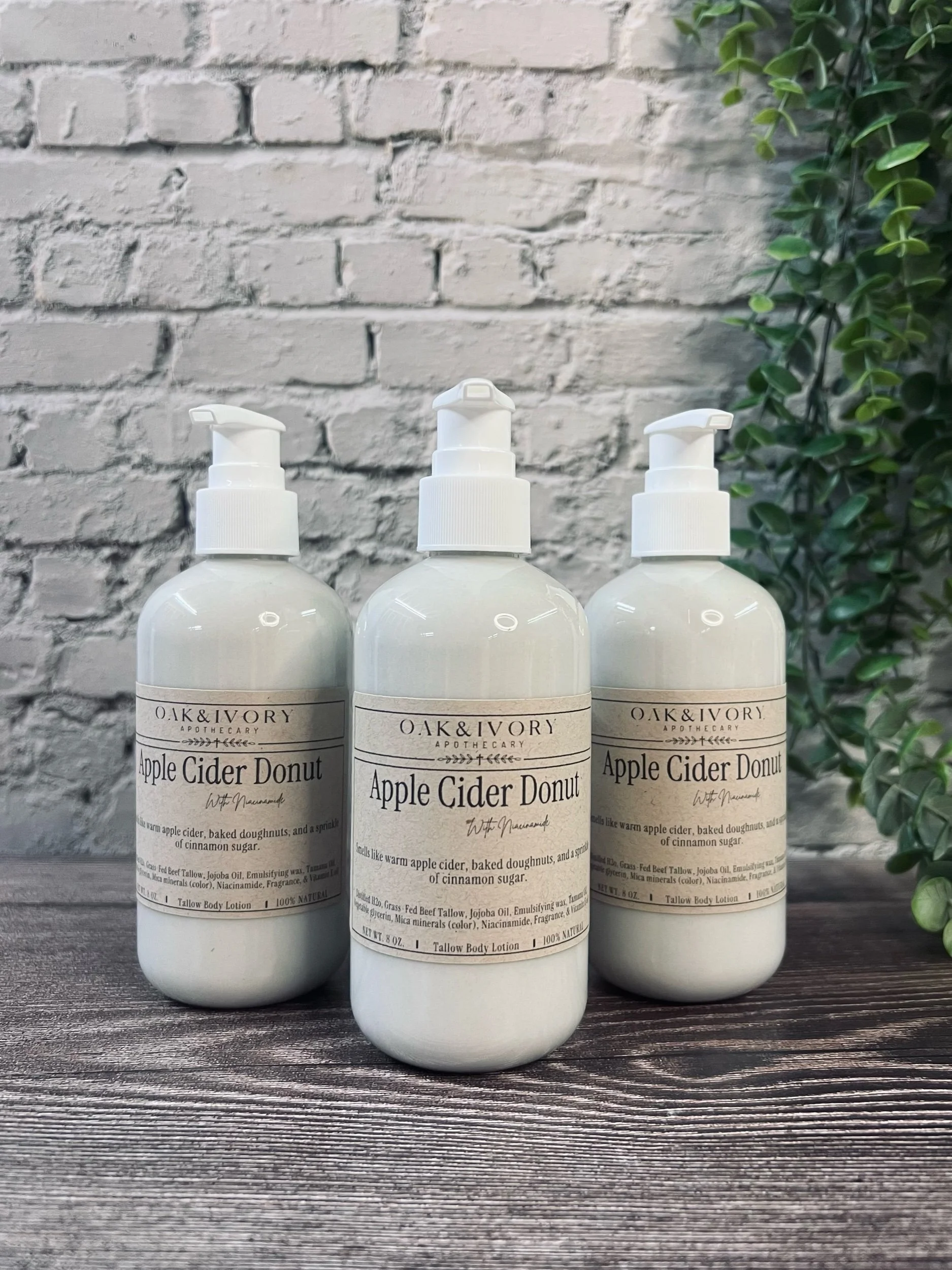 Apple Cider Donut Tallow Body Lotion with Niacinamide