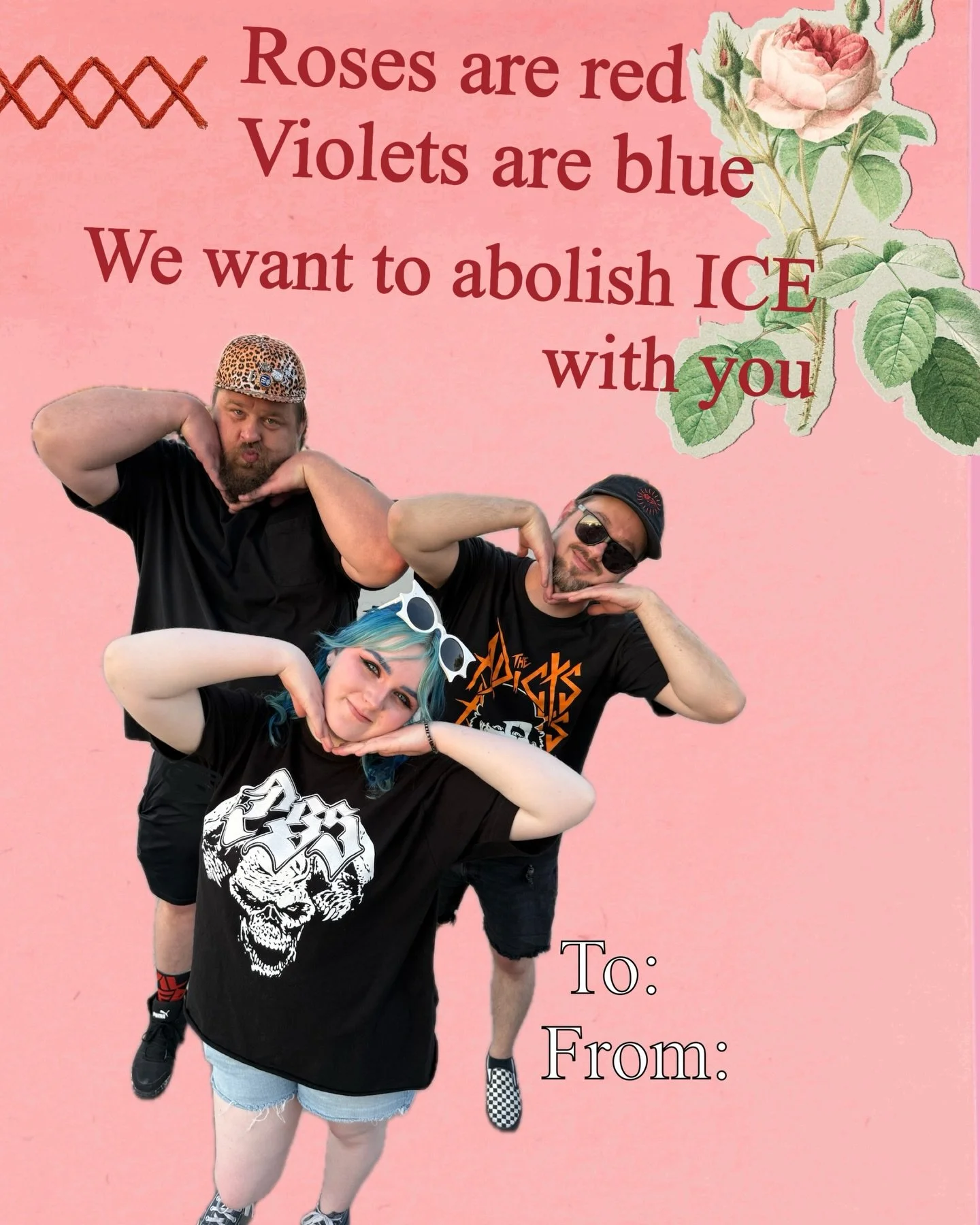 Happy Valentine&rsquo;s Day,
BESTIES

🫶🏻 WMD

#wemightdietheband #lasvegasmusic #punksnotdead #femalefronted #punklove