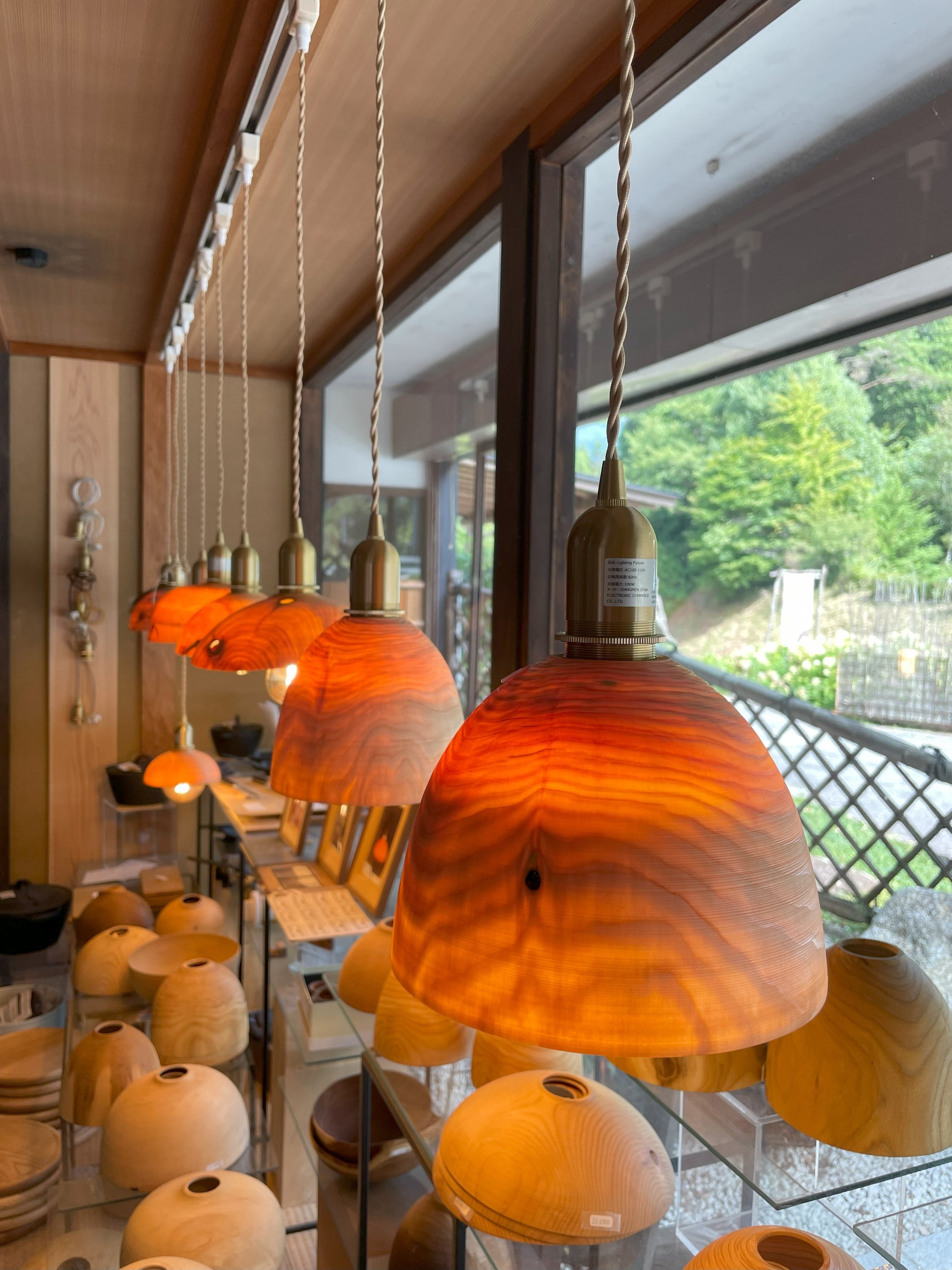 Luminous Wood Pendant Light