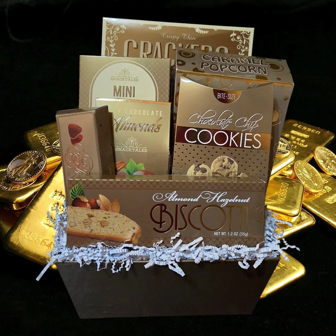 Golden Elegance Gourmet Gift Basket