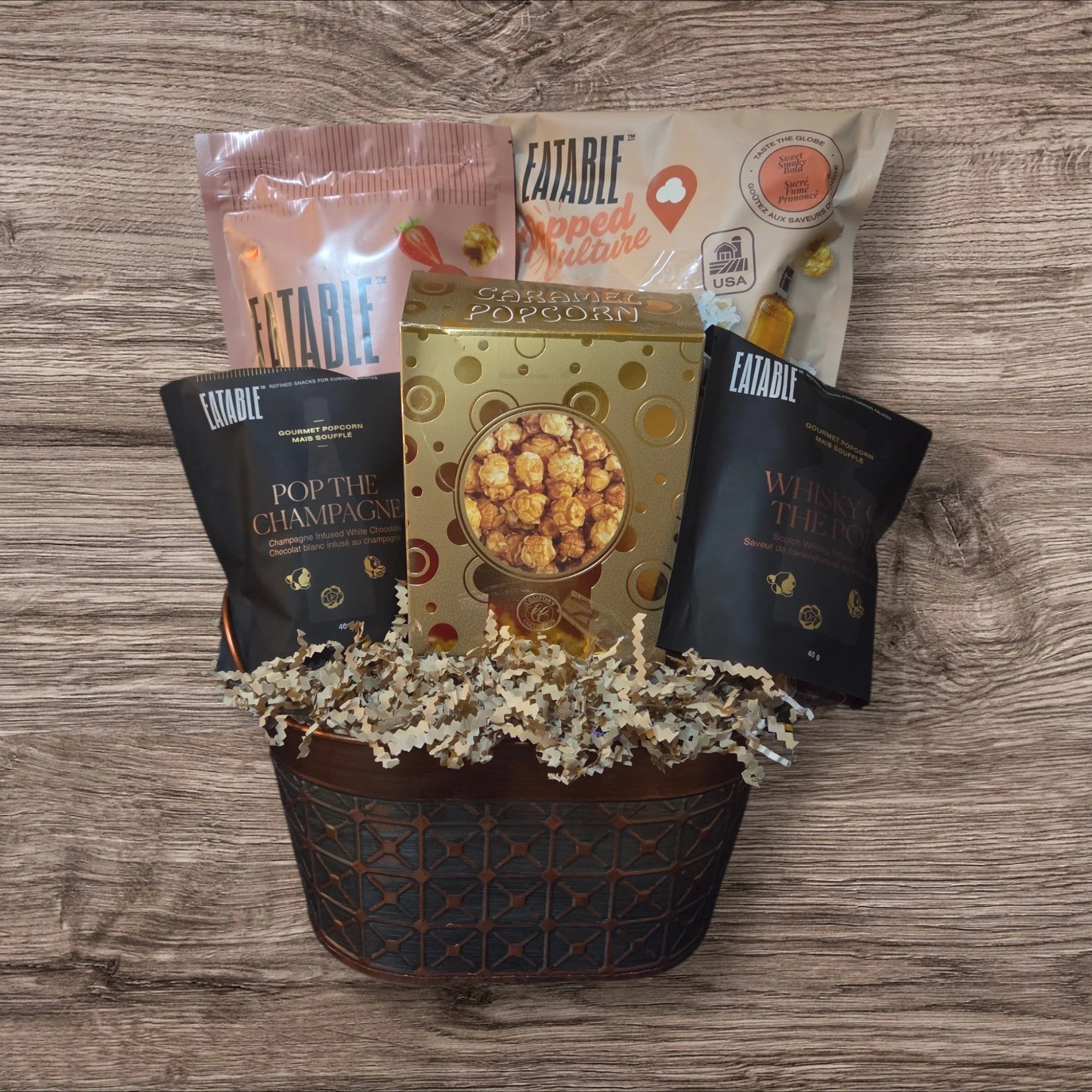 Popcorn Lover's Gourmet Basket
