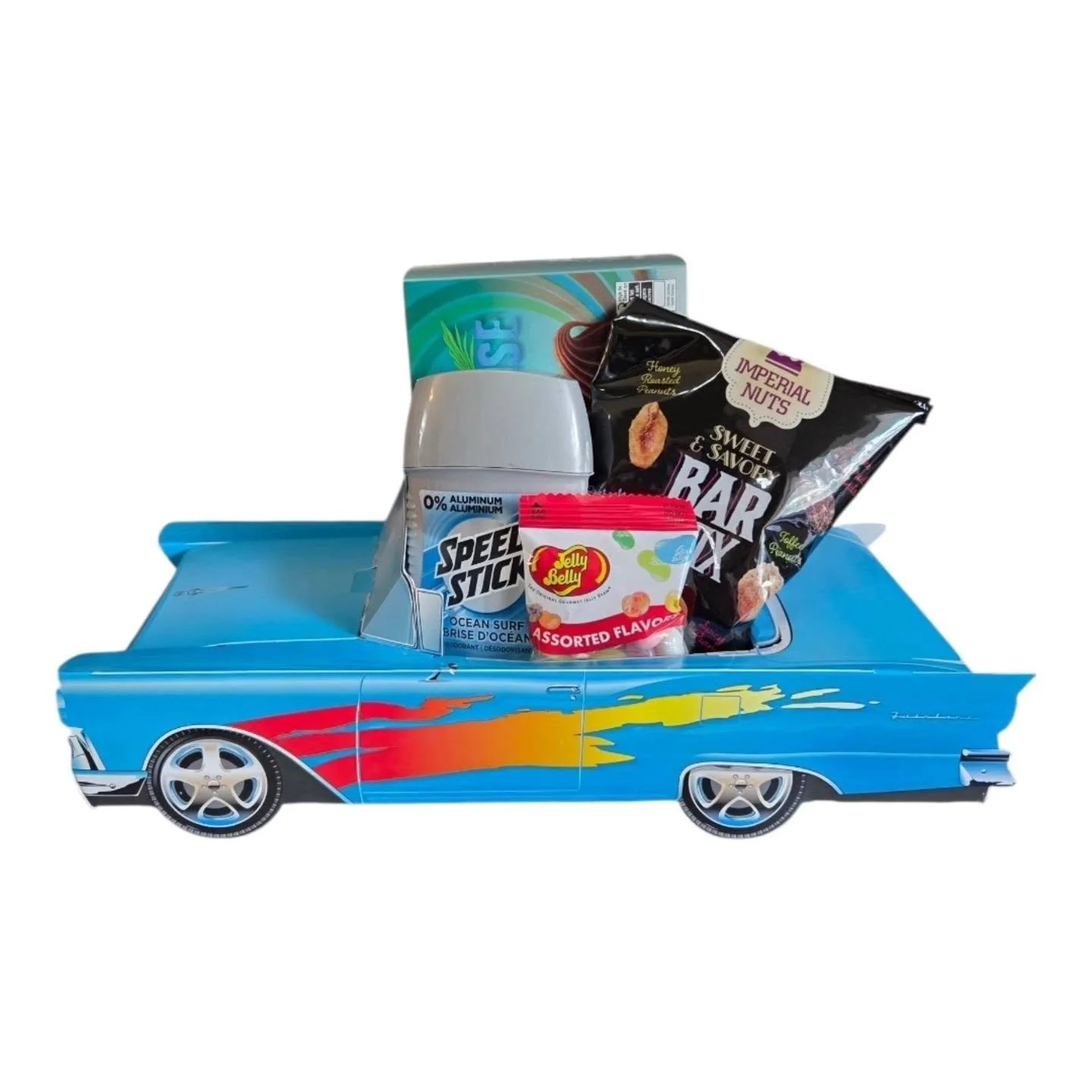 Racing Car Snack Box - Blue