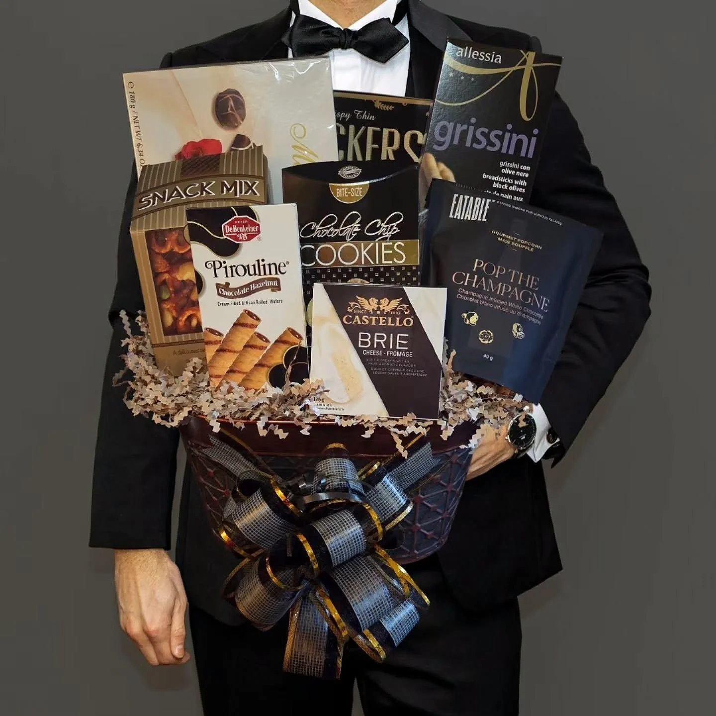 Black Tie Gourmet Gift Basket