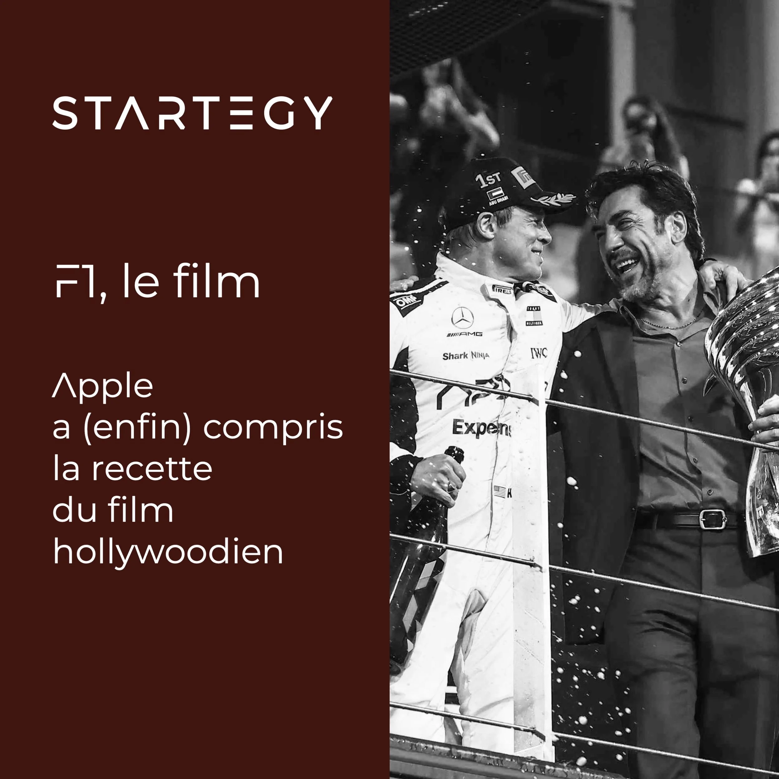 🏎️ F1 : le film - Apple parle enfin le langage hollywoodien et signe un blockbuster (très) efficace.