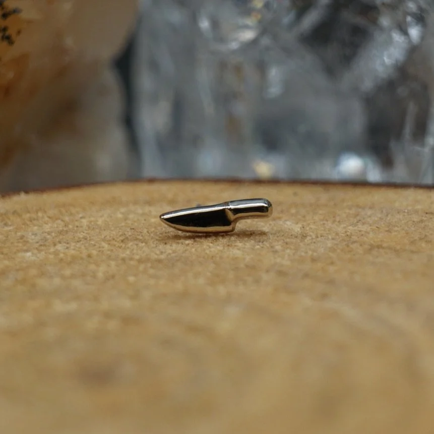 Twin flame with Chain Dangle Diamond — Ceremony Piercing & Fine Jewelry