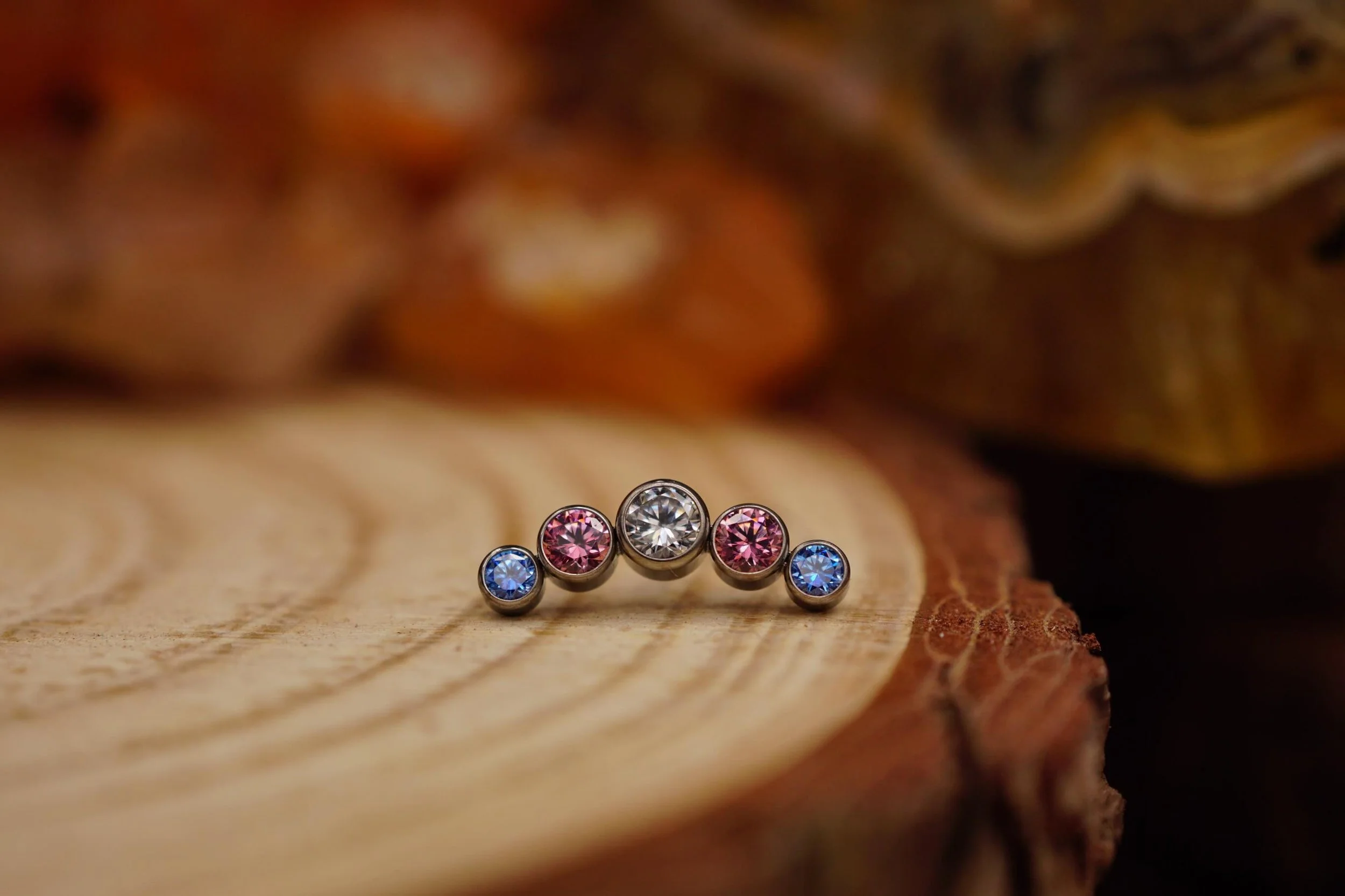 Here&rsquo;s a look at some more pieces from our Pride collection with CZ&rsquo;s and opals, in titanium! 🌈✨

#ceremonypiercing #workerowned #baltimorepiercing #safepiercing #happypride