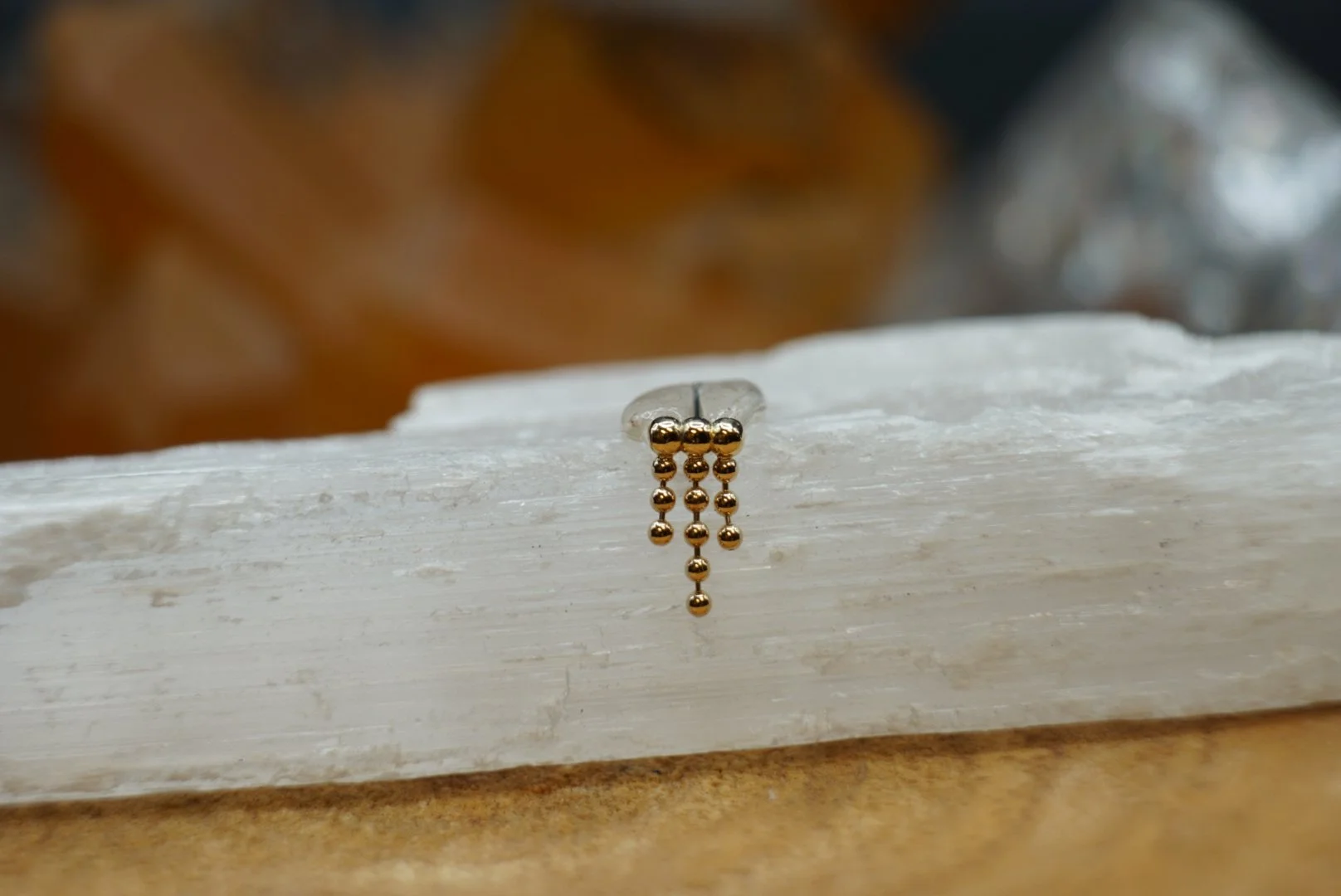 Rain Threadless End by Quetzalli — Ceremony Piercing & Fine Jewelry