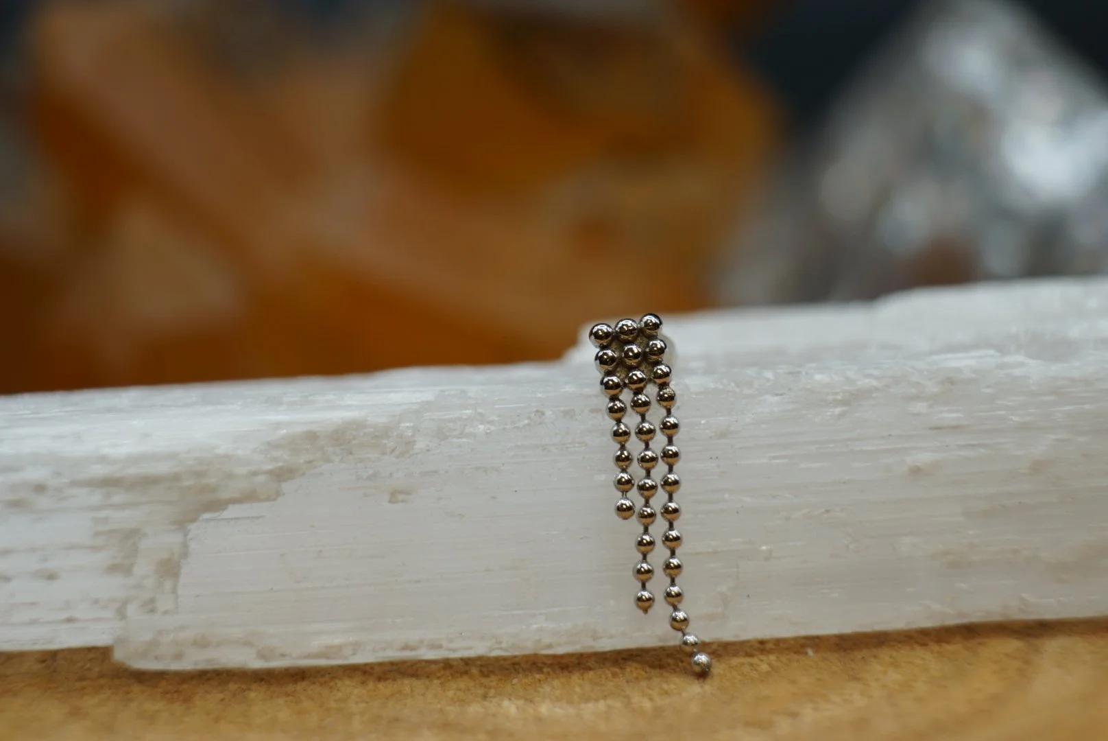 Rain Threadless End by Quetzalli — Ceremony Piercing & Fine Jewelry