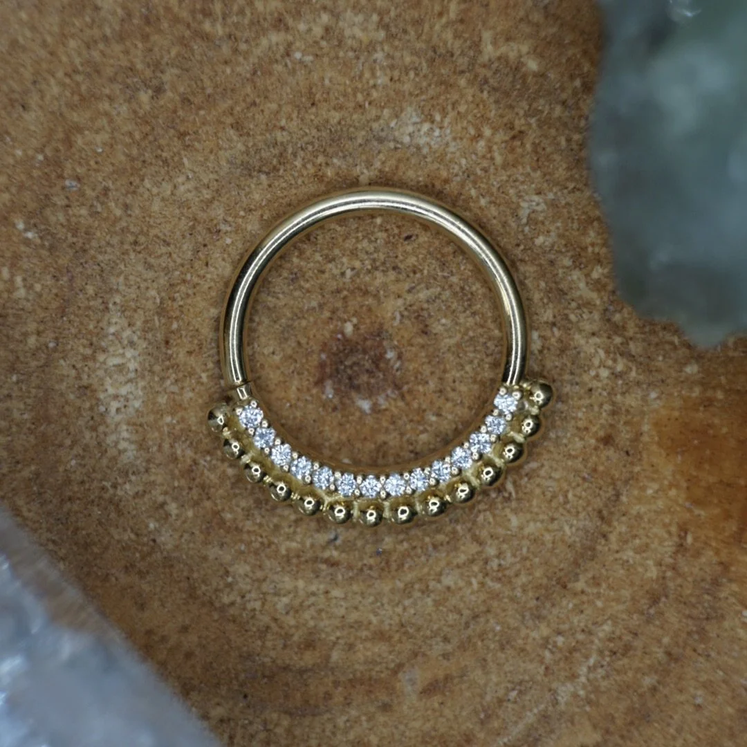 Dew Drop Threadless end by Tawapa — Ceremony Piercing & Fine Jewelry