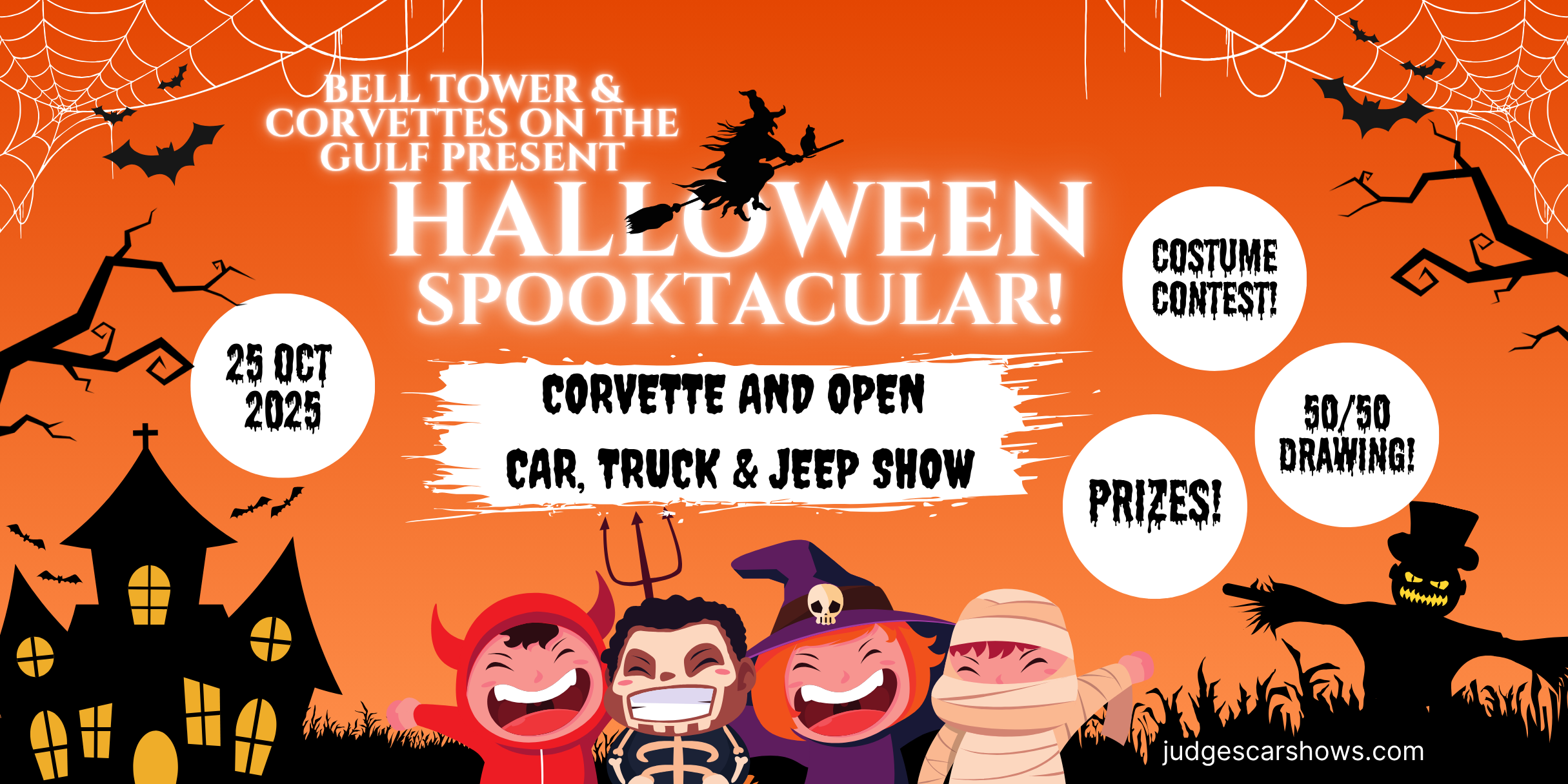 Halloween Spooktacular Corvette and Open Car, Truck & Jeep Show