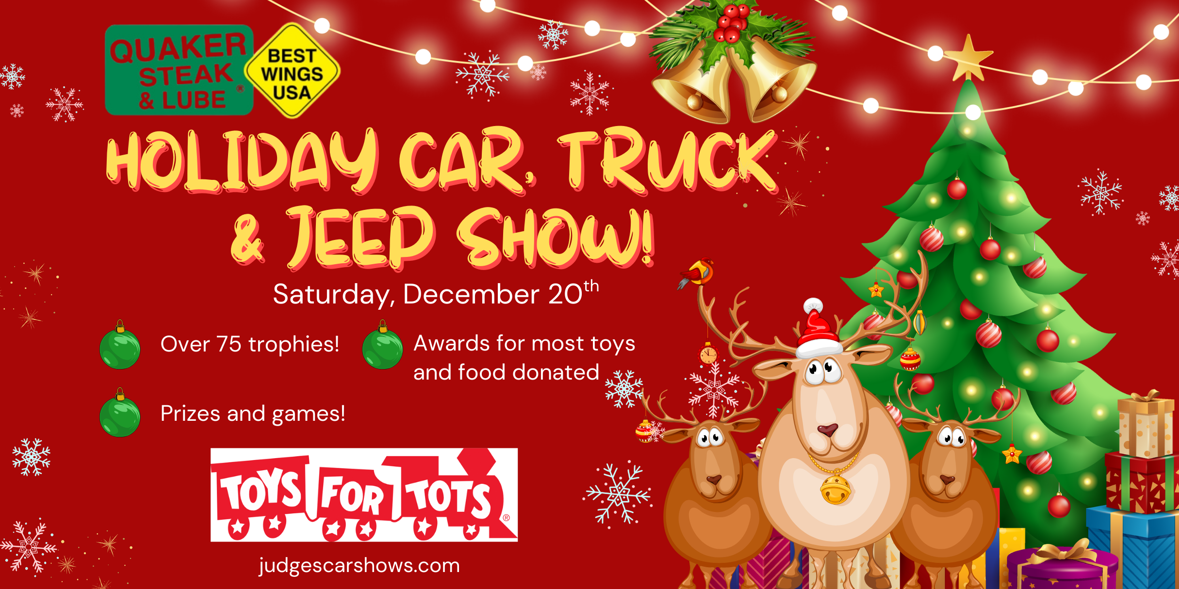 Holiday Car, Truck & Jeep Show at Quaker!