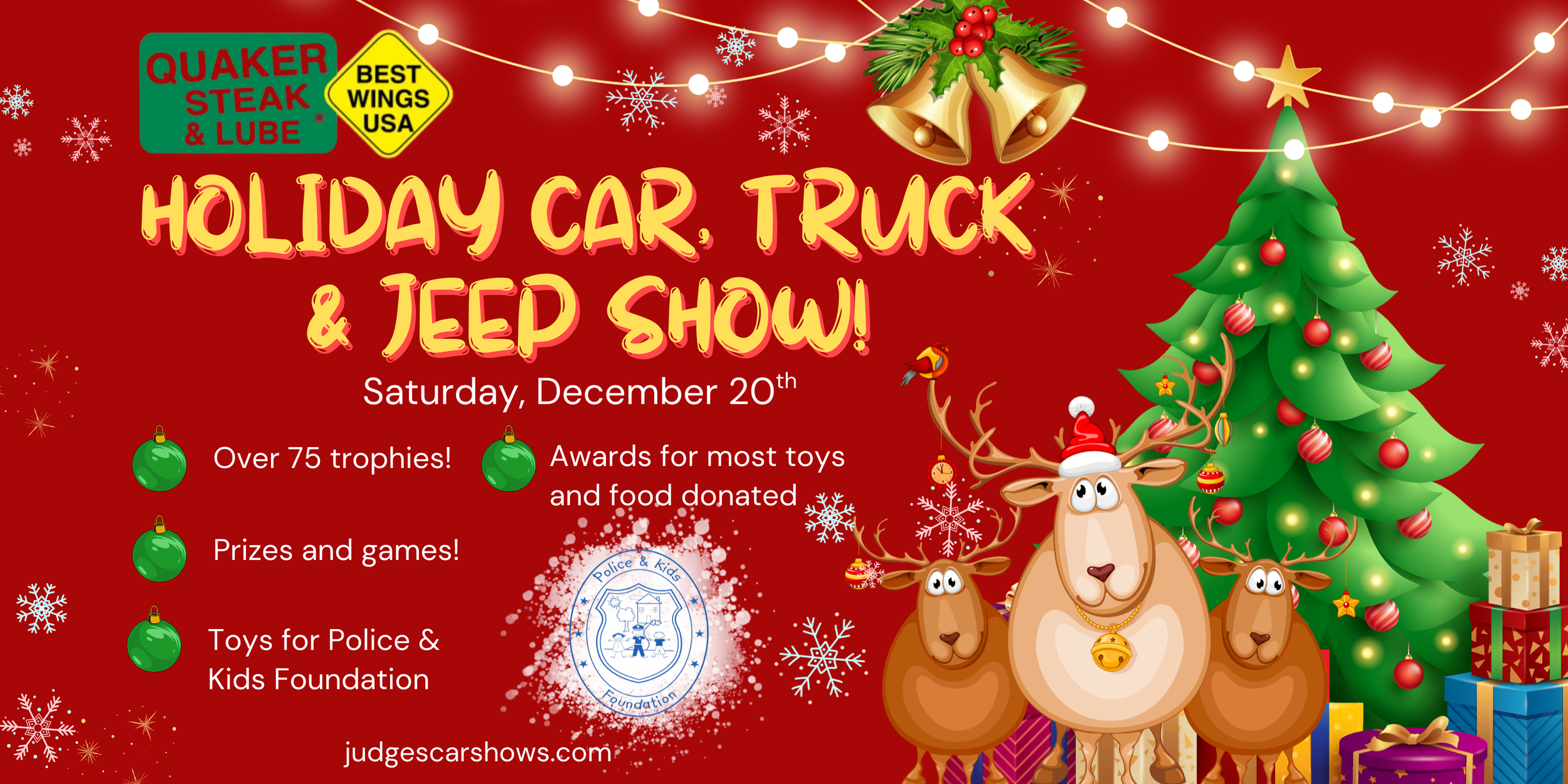 Holiday Car, Truck & Jeep Show at Quaker!