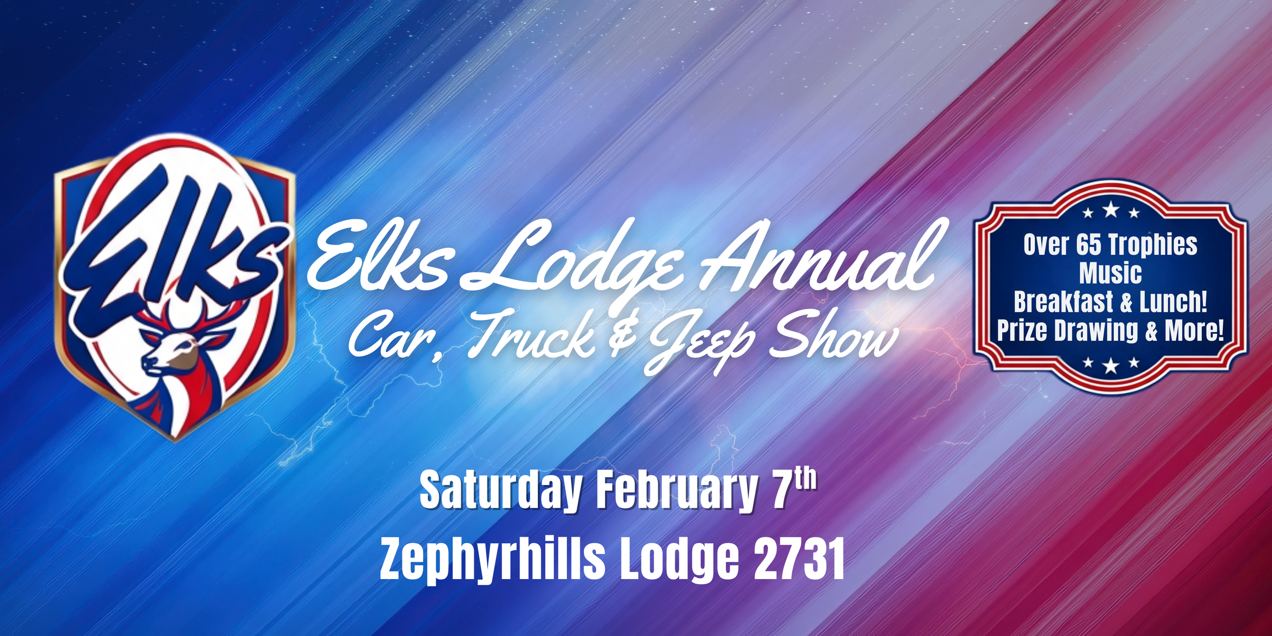 Elks Lodge Zephyrhills Annual Car, Truck & Jeep Show