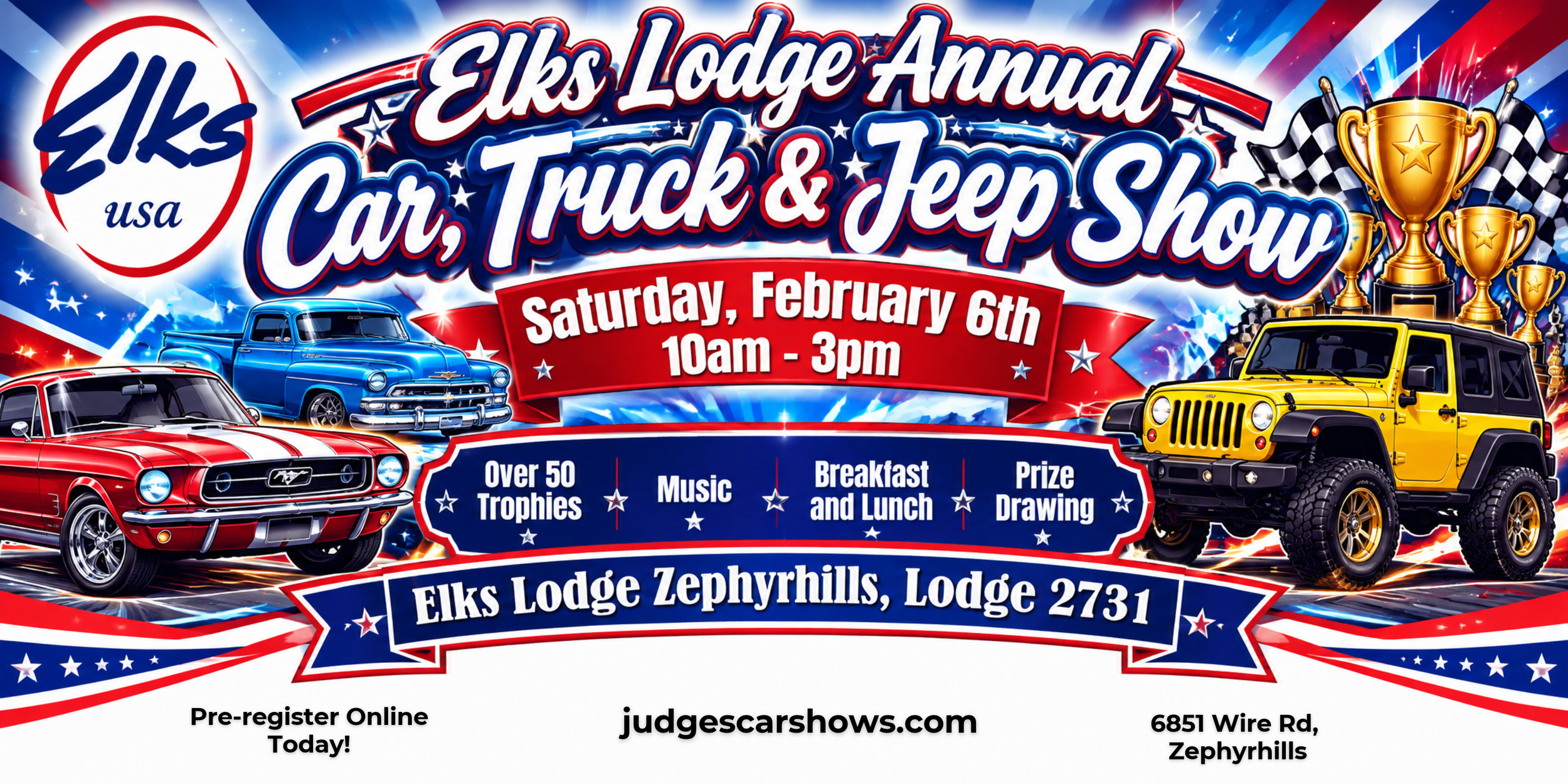 Elks Lodge Annual Car, Truck & Jeep Show