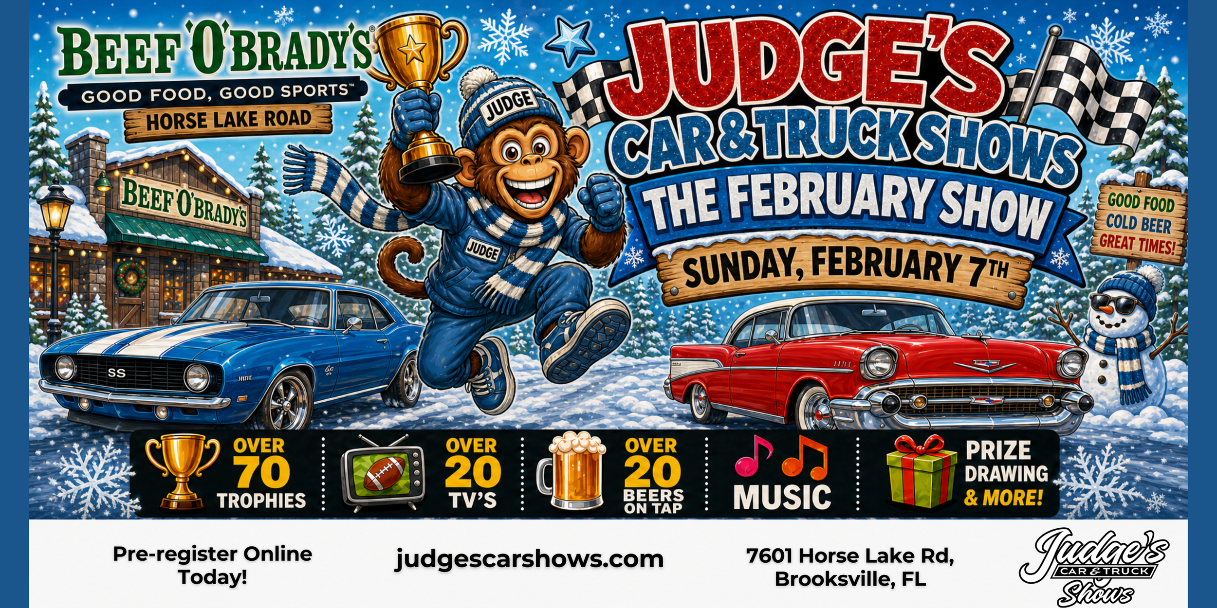 The February Show at Beef 'O' Brady's Brooksville