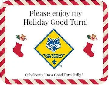 Pack Meeting - Make Holiday Cards