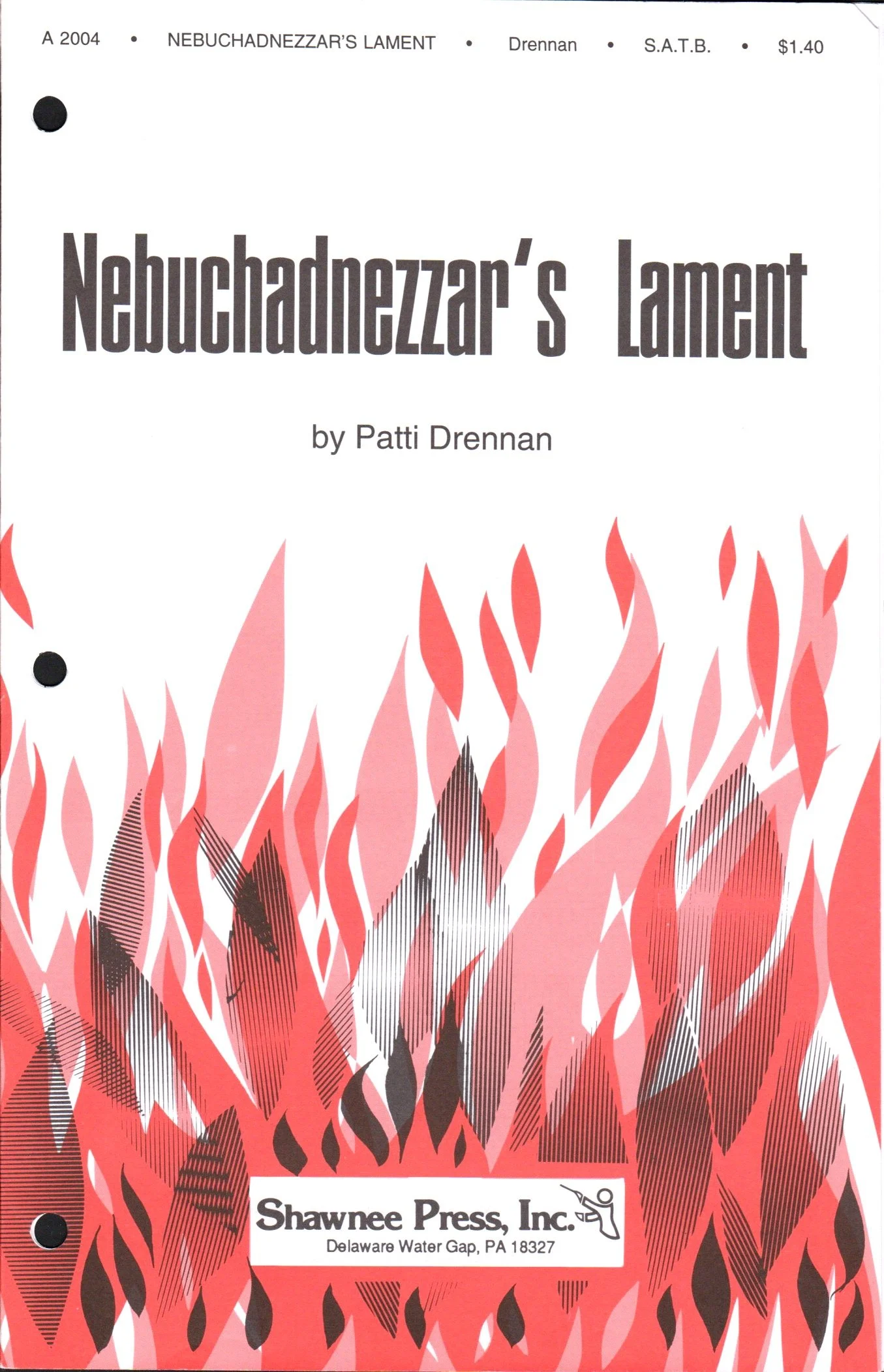 Written to tell a bible story in a fun, jazzy style, this favorite is easy to sing and works quite well in both school concerts and festivals as well as church settings. Your youth choir will especially love it!  SATB voices, Shawnee Press.