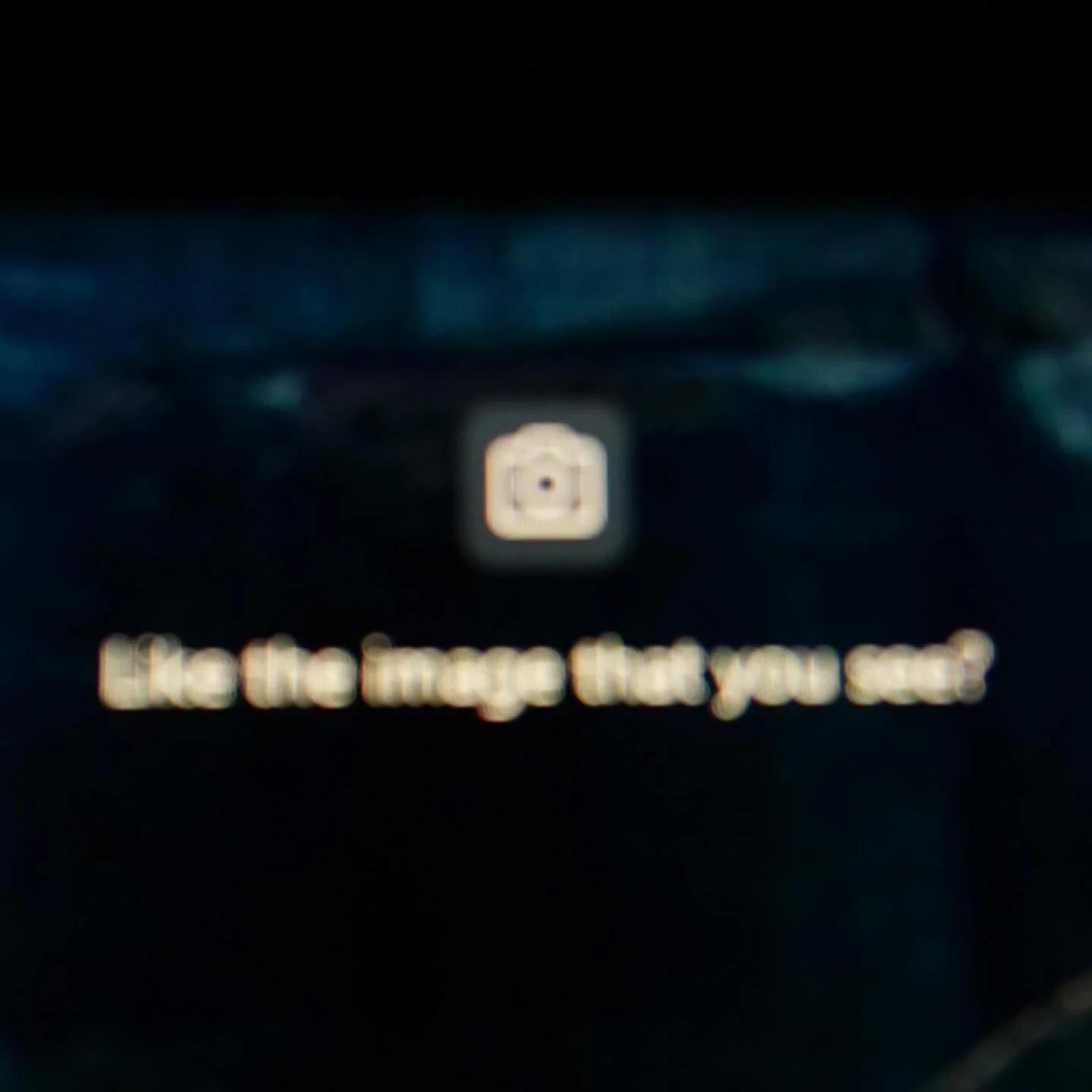 Double tap and there will be a heart that replaces the camera