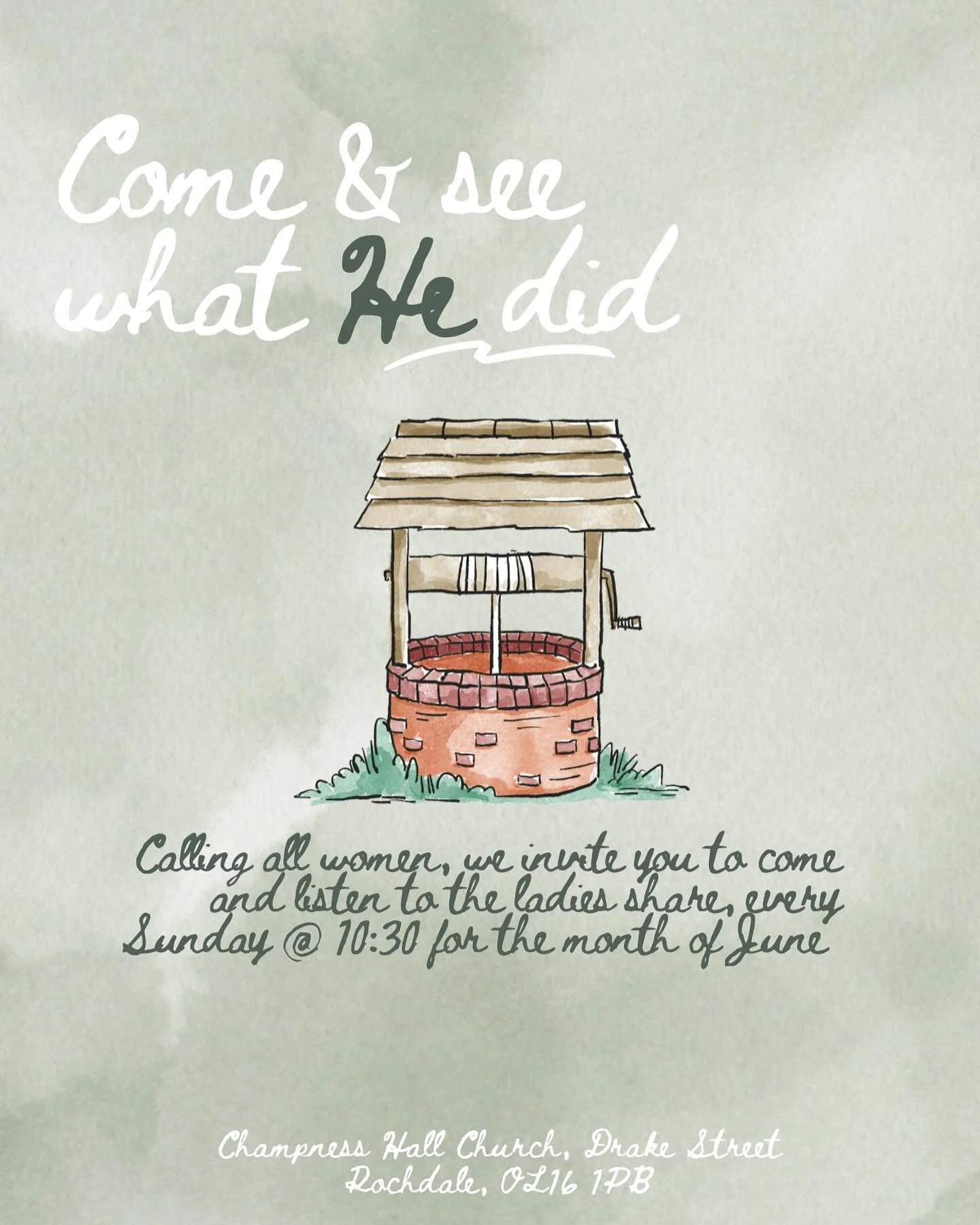 For the month of June we&rsquo;re handing it over to the ladies ✨ We are hearing many stories and testimonies of how the Lord has impacted their life, as always this isn&rsquo;t just for them but for them to be a blessing to others, please invite oth