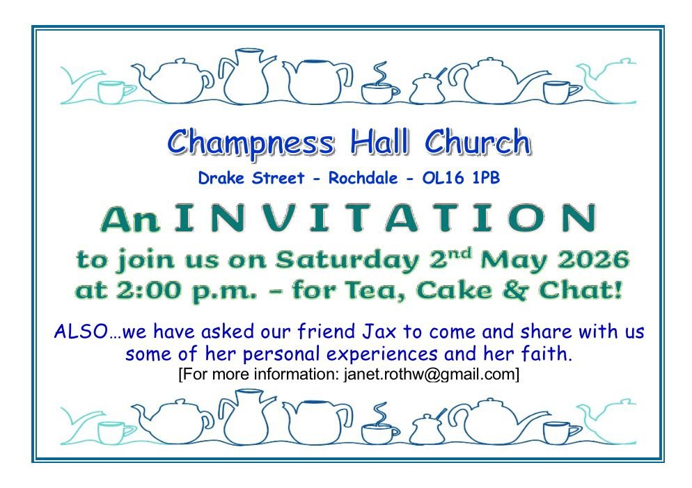 Tea, Cake and Chat