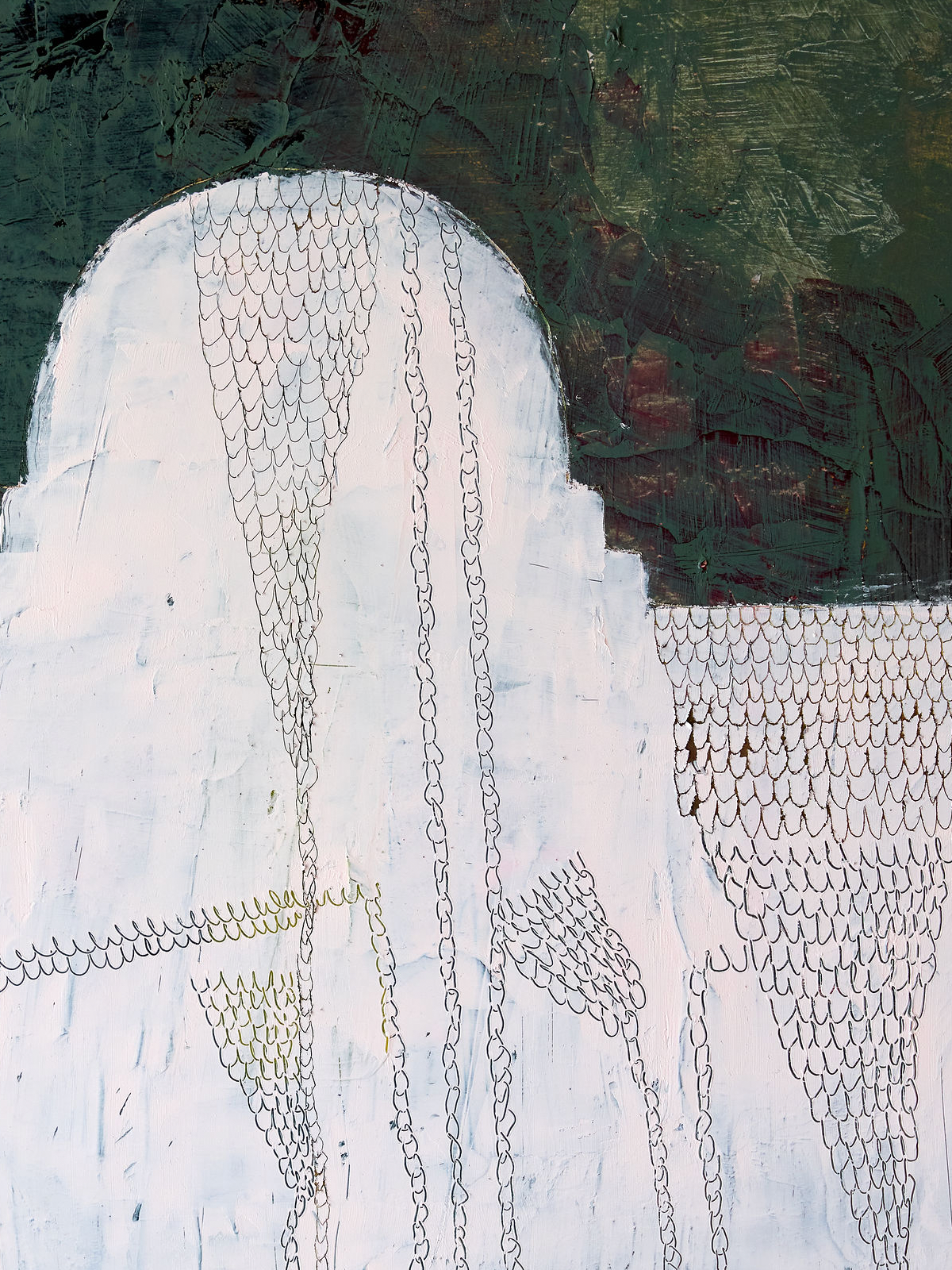 Before the Flower Market 1, 2026 , detail, by Elaine Chong