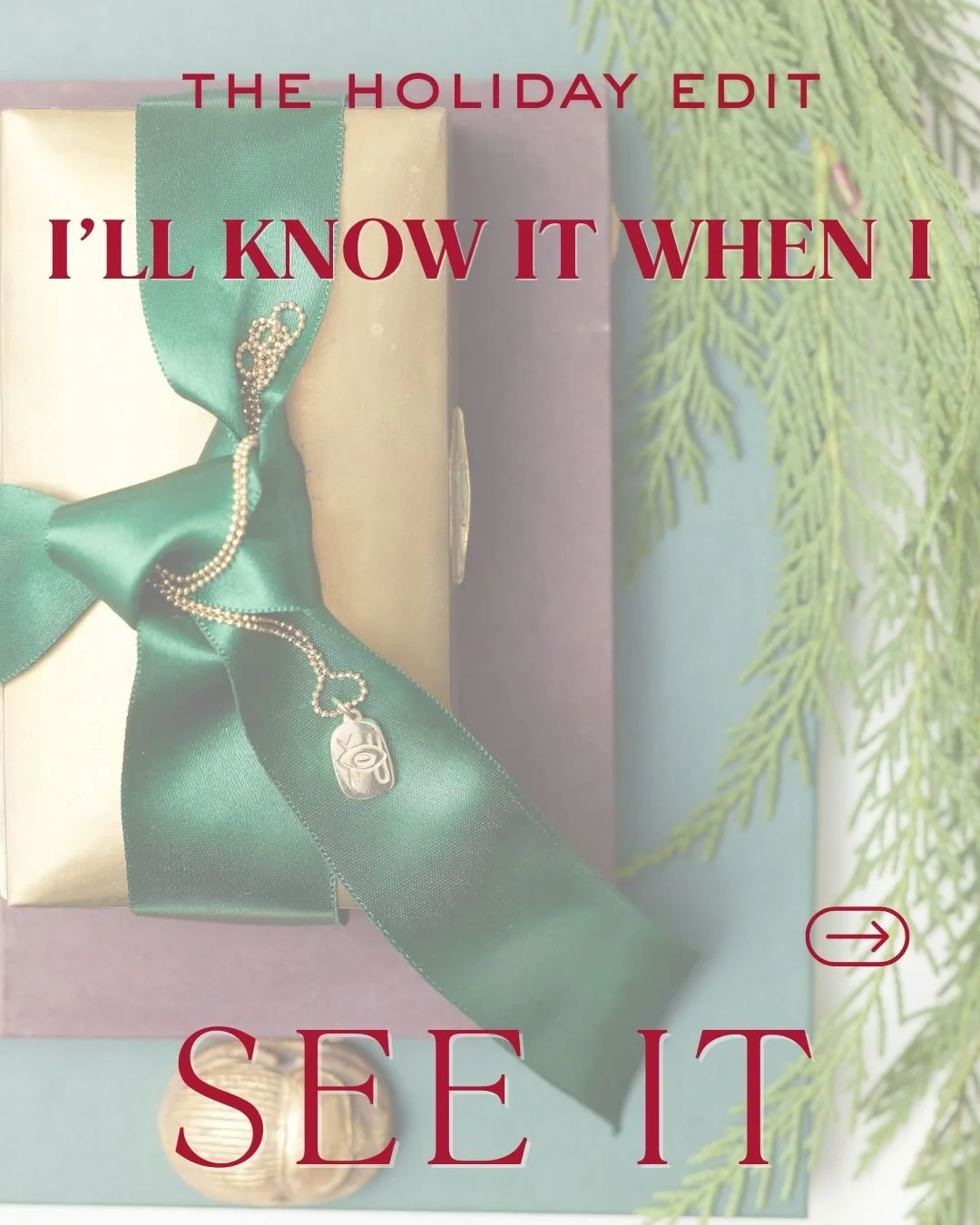 The Holiday Edit&hellip; &ldquo;I&rsquo;ll Know It When I See It.&rdquo;

Finding the right gift can feel a little magical, and a little overwhelming. We scroll, we search, we sift&hellip; waiting for that moment when something just clicks. I always 