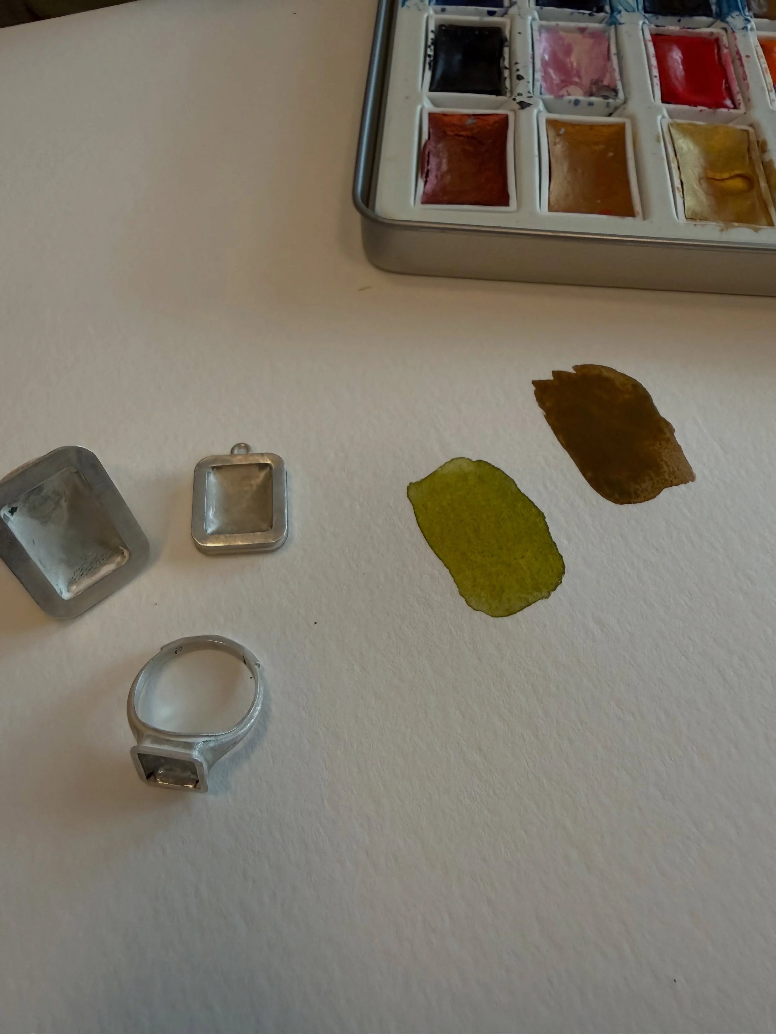 Always thinking about color. Dreaming up warm fall combinations for the upcoming season.