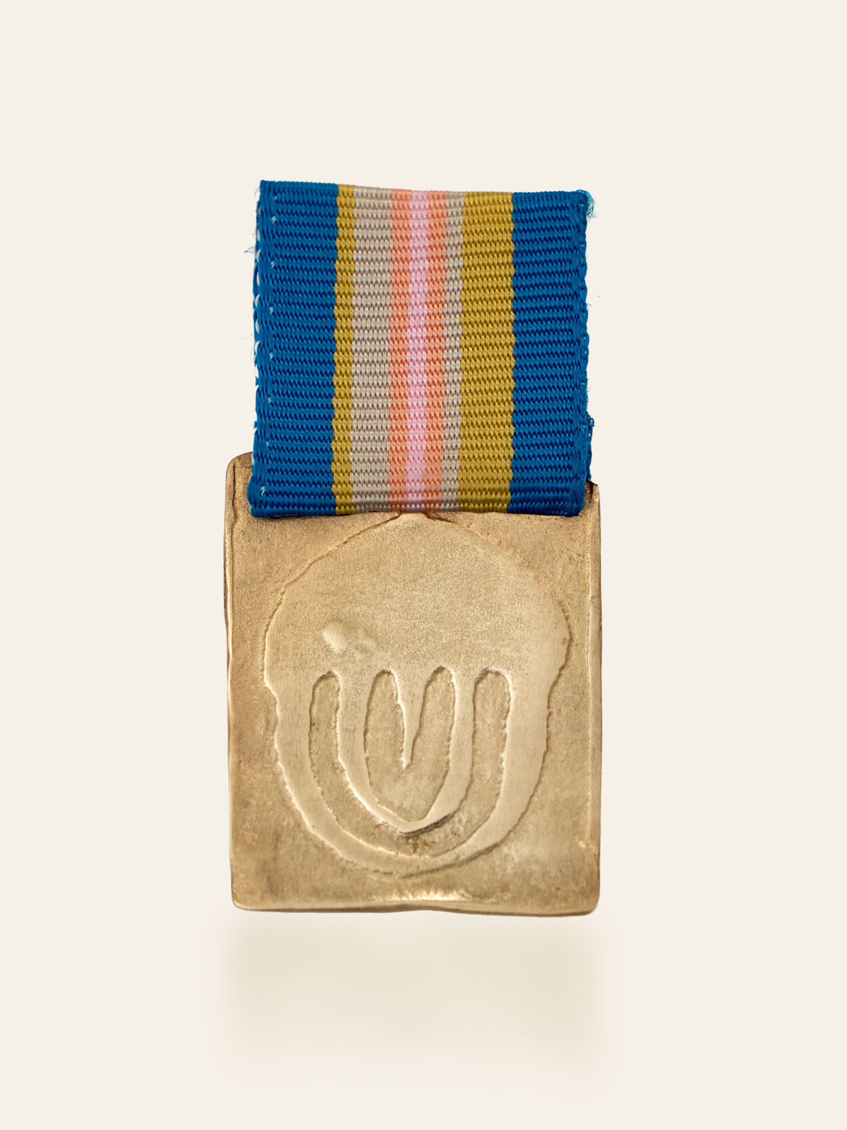 14K Gold Ribbon Pendant