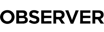 Observer logo in black