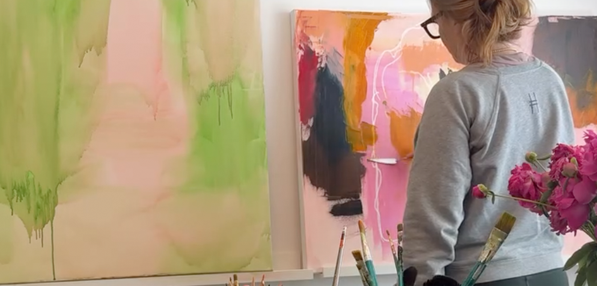Elaine Chong painting