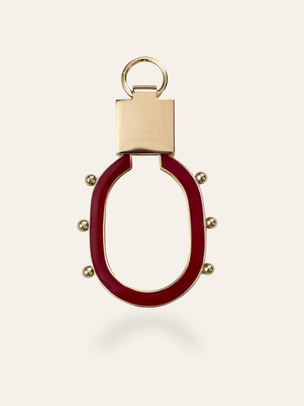 14k Gold Connector with Enamel by Elaine Chong Designs
