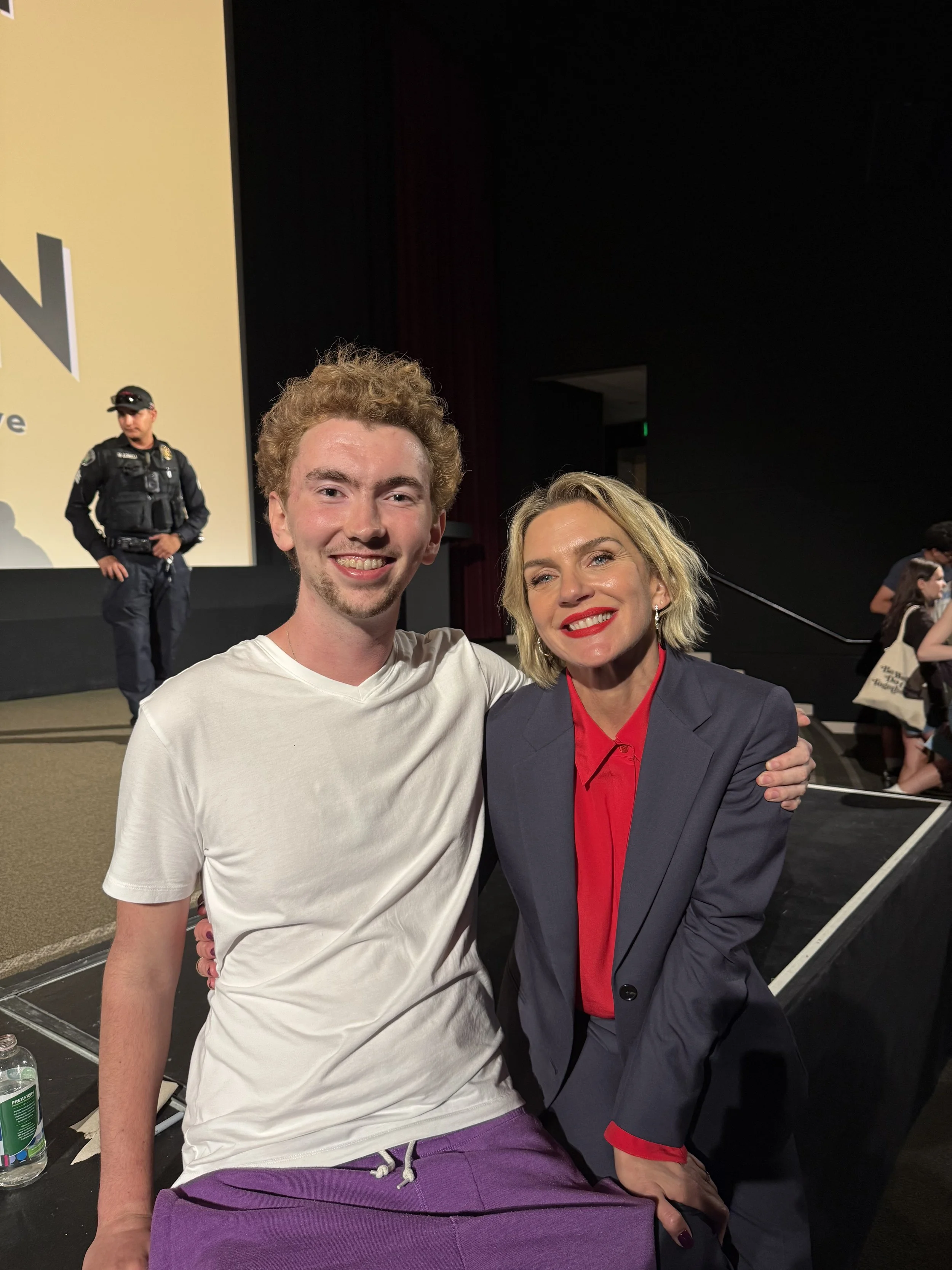 With Rhea Seehorn at her Chapman Masterclass