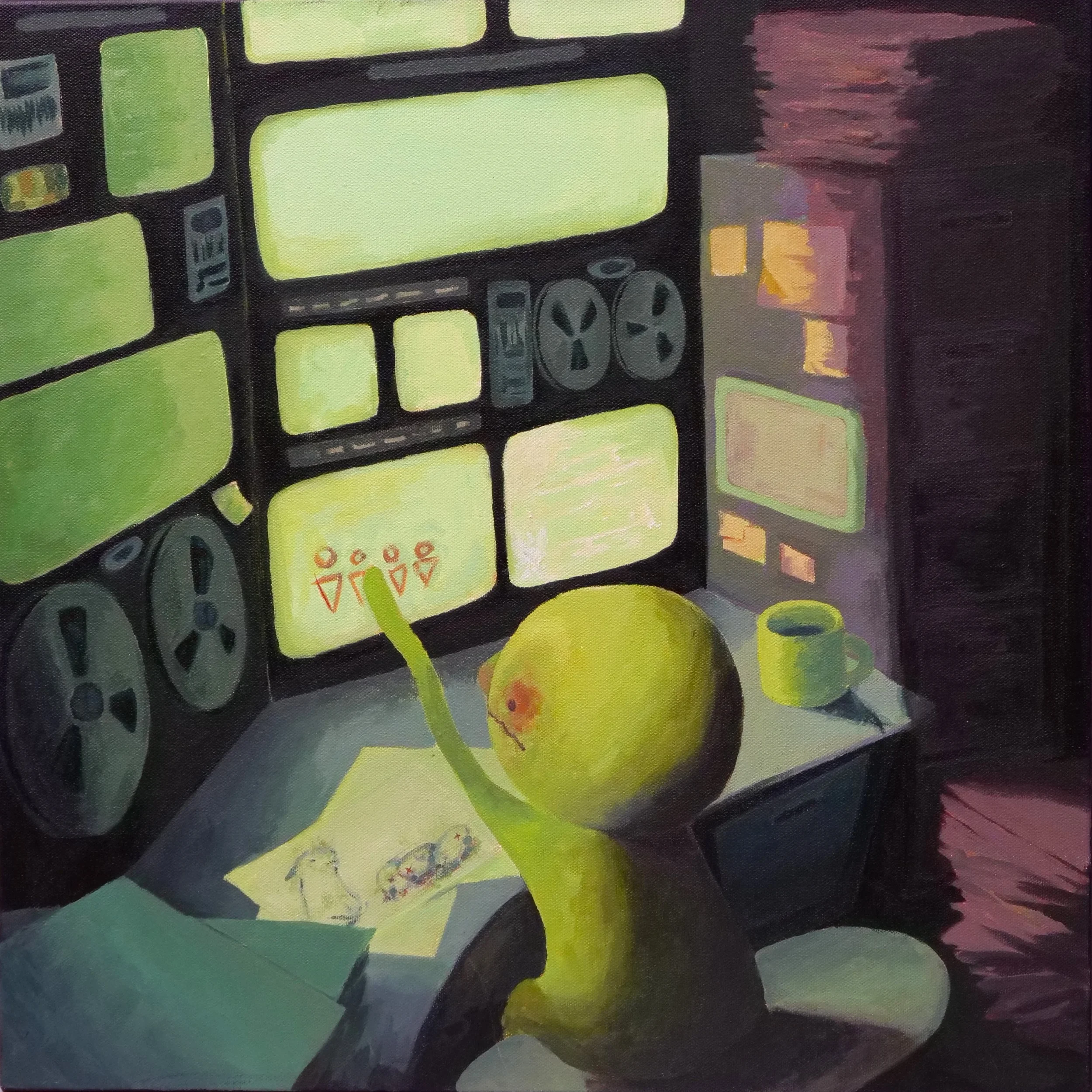 This painting helped me understand how multiple light sources can move through space and change the appearance of shadows while giving me the freedom to experiment with putting one of my characters in its universe. 

Light in Interior Spaces Study

A