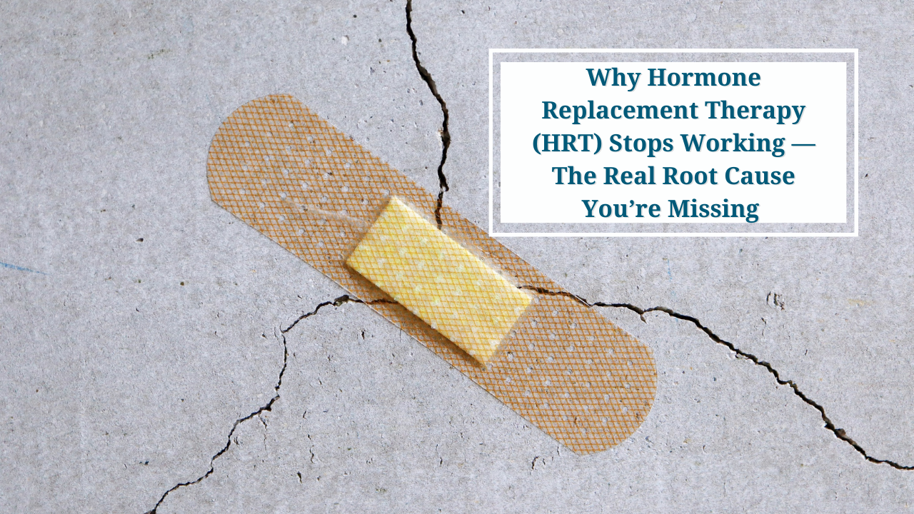 Why Hormone Replacement Therapy (HRT) Stops Working — The Real Root Cause You’re Missing